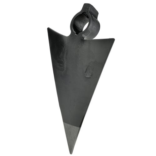 Azada forjada para cavar surcos, pala triangular, sistema antigiro con martillo / HOE150