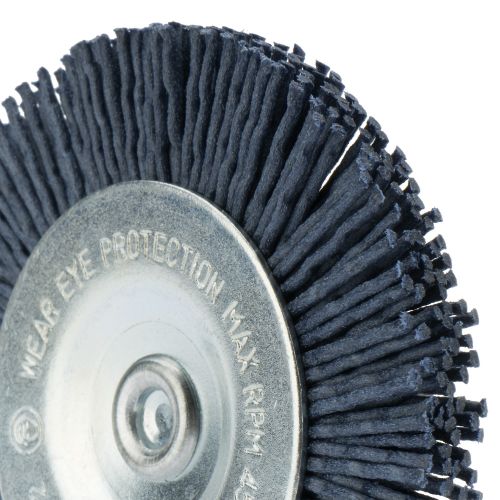 Cepillo circular con perno, hilo de nylon grano fino SiC 180  / 50825F