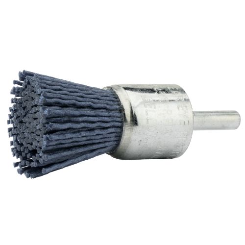 Cepillo brocha con perno, hilo de nylon grano fino SiC 180 / 50827F