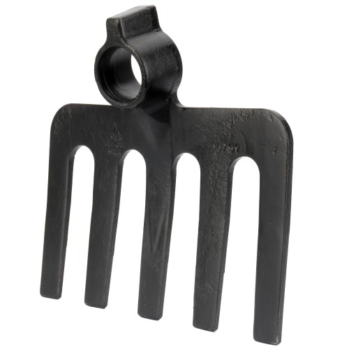 Rastrillo de 5 puntas planas, con sistema antigiro para remover y esparcir tierra / PRK5751P