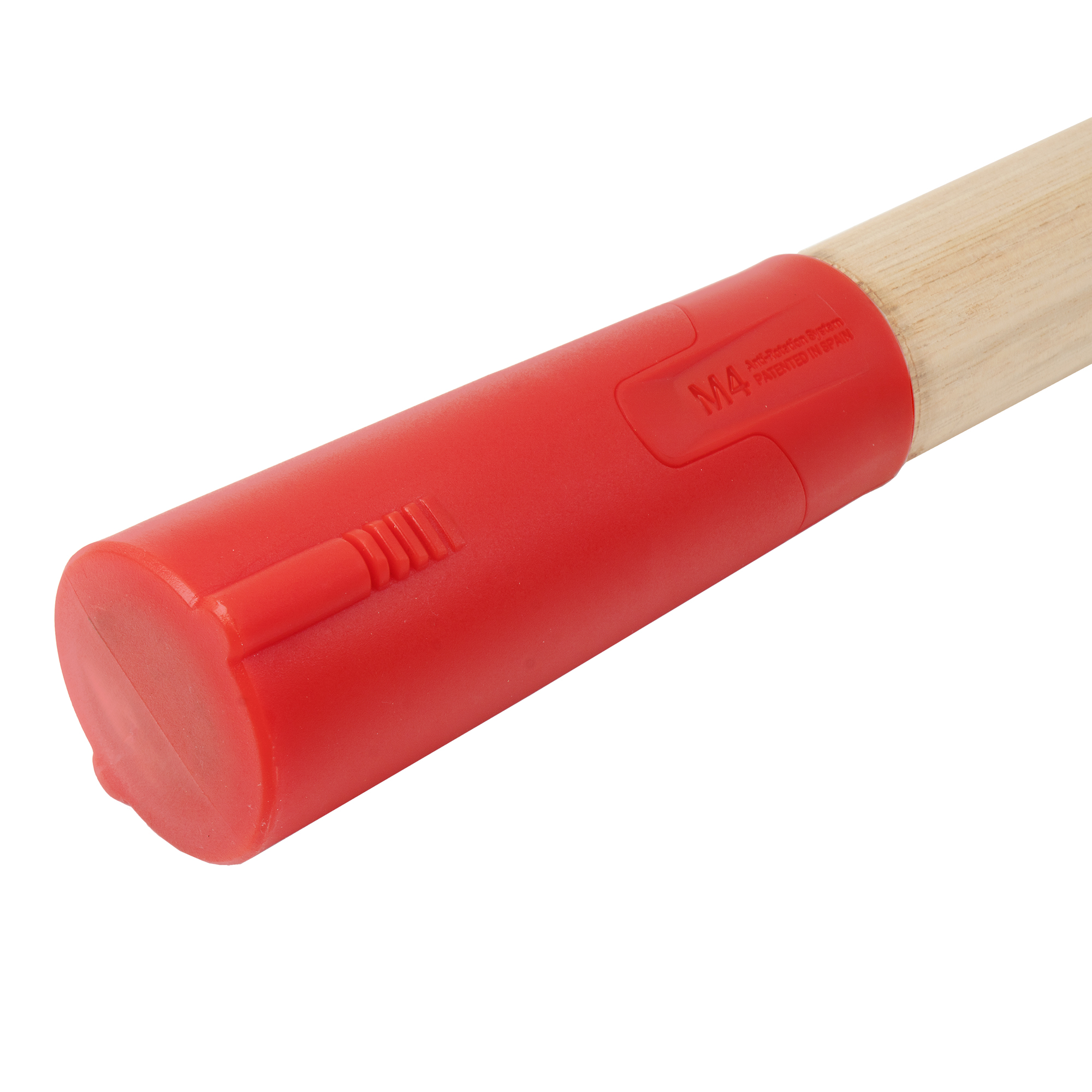 Mango para azadas con sistema antigiro de madera certificada. Métrica 4 - M4 / HDLM4W1000APH