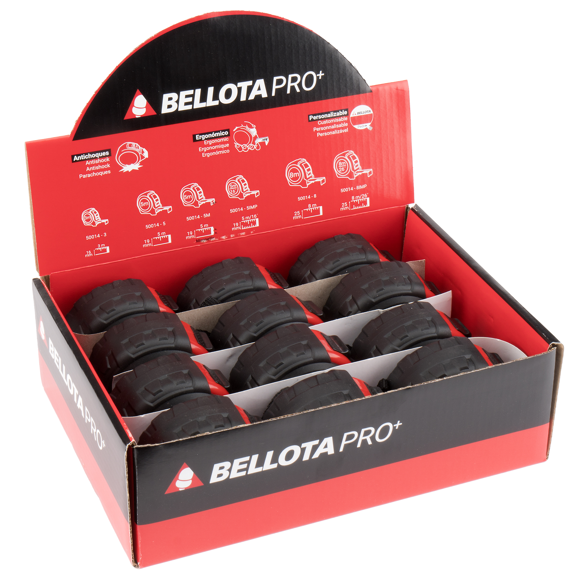 Flexómetro bimaterial con imán 5 m / 500145M