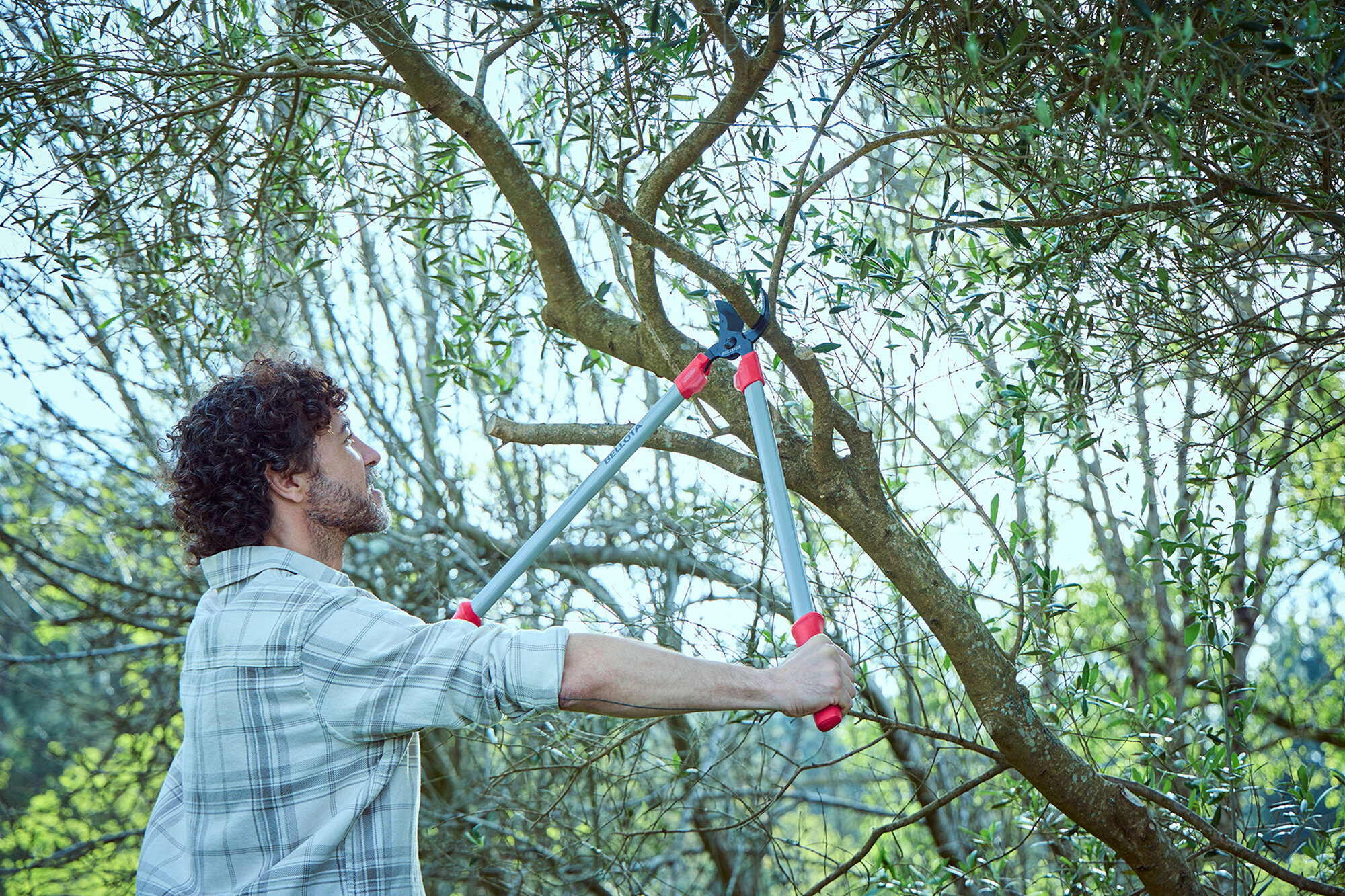 Tijera de dos manos con mangos Confort Gel -75cm / 345075