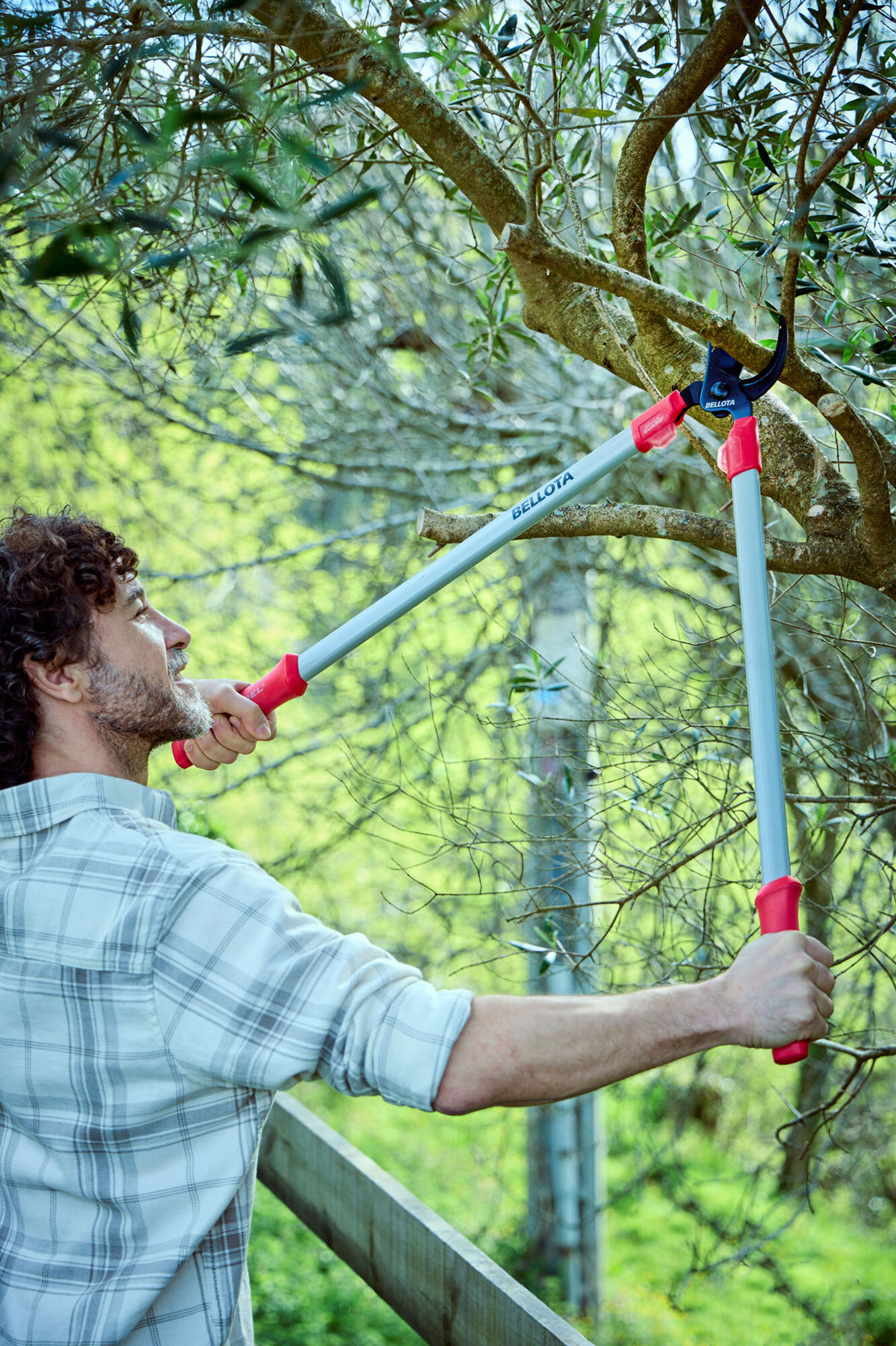 Tijera de dos manos con mangos Confort Gel -75cm / 345075