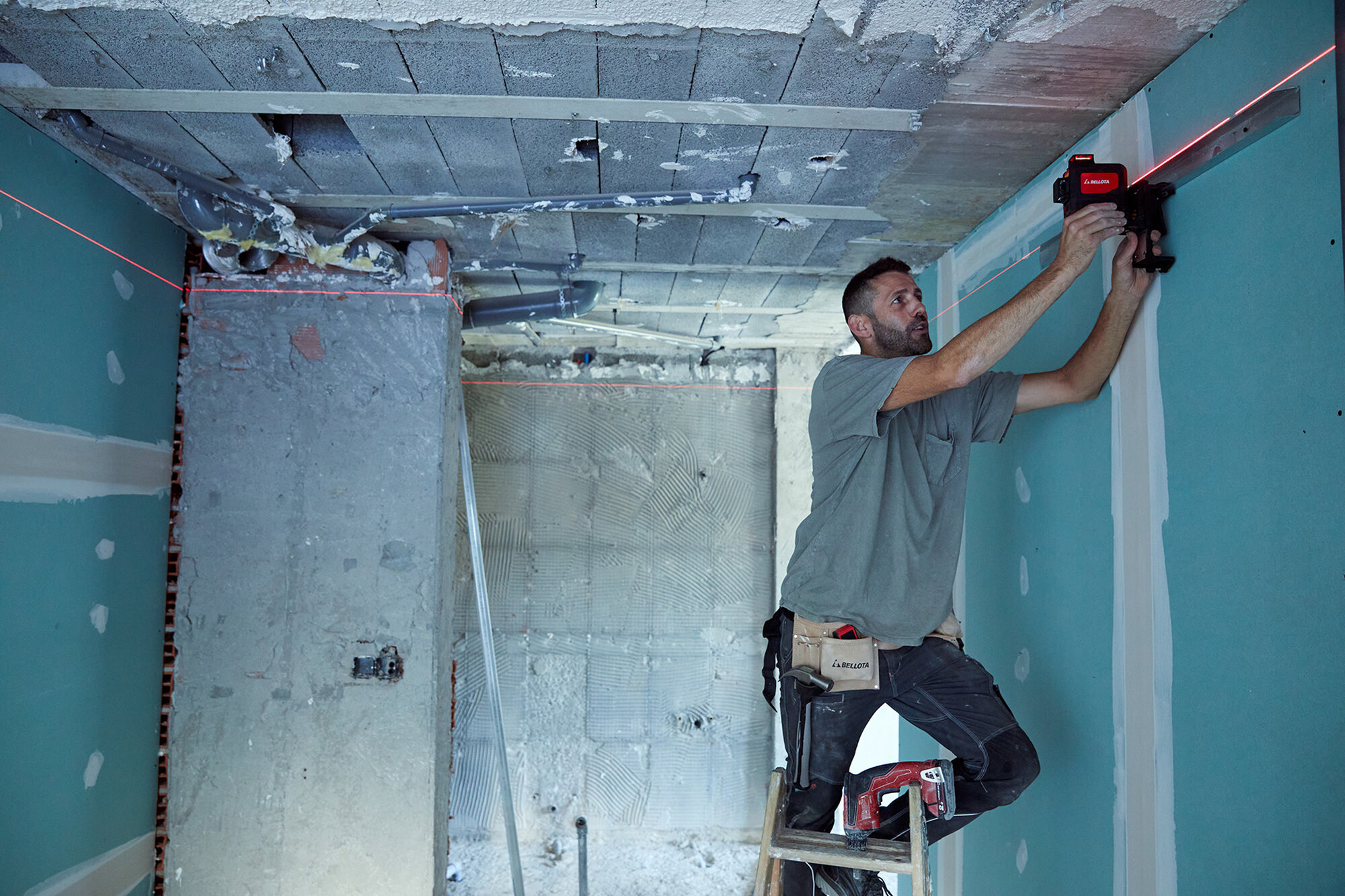 Soporte magnético giratorio con rosca 1/4' para niveles láser / NIVIMAN