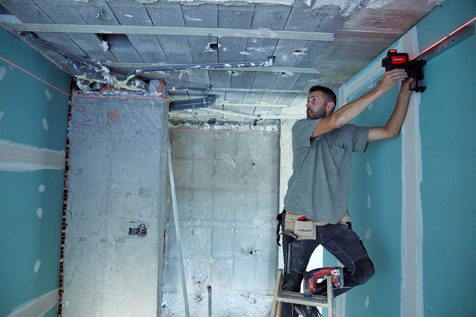 Soporte magnético giratorio con rosca 1/4' para niveles láser / NIVIMAN