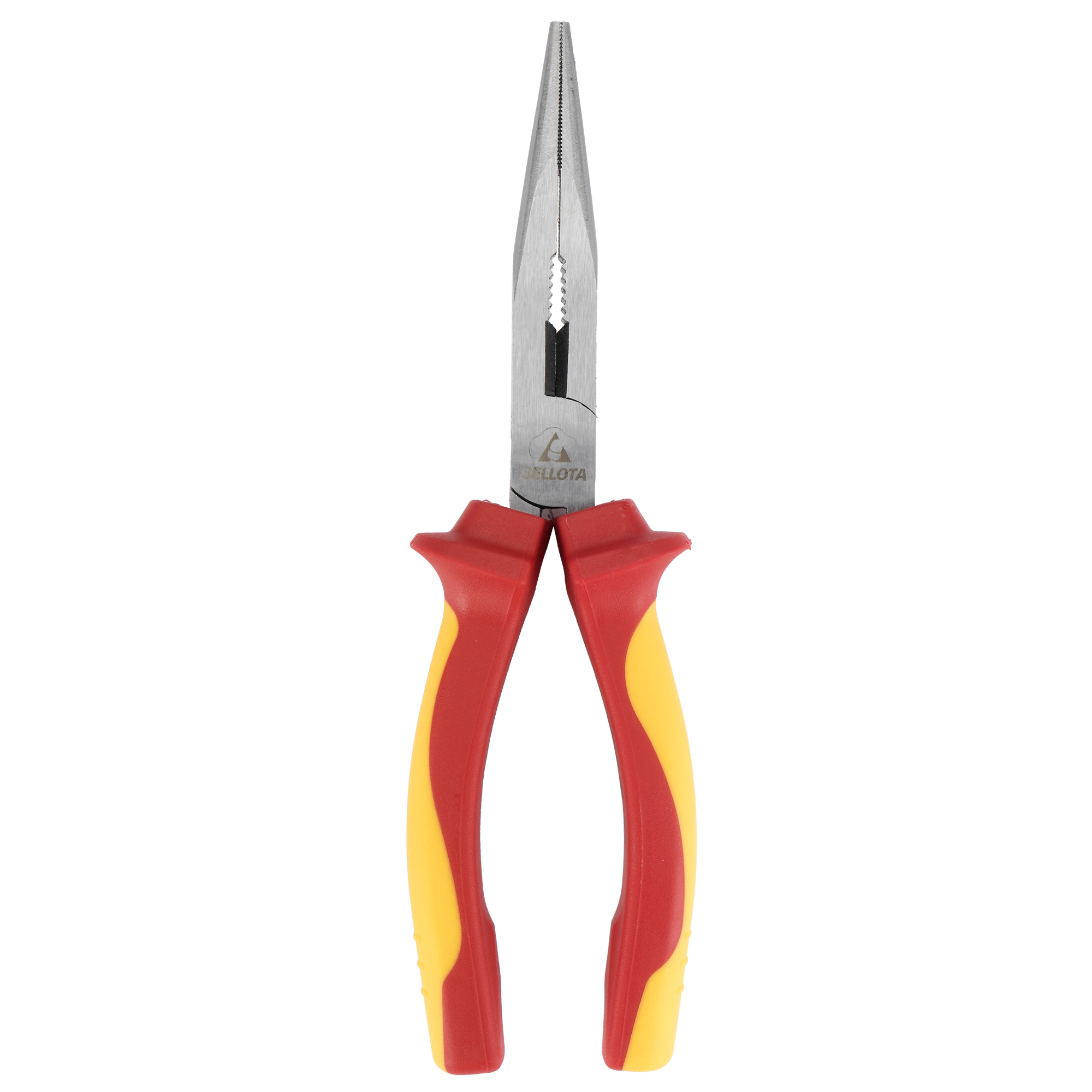 Alicate manipulación aislado con bocas semiredondas rectas de 200 mm para trabajos eléctricos de sujeción con tensión hasta 1.000V / 26120200VDE