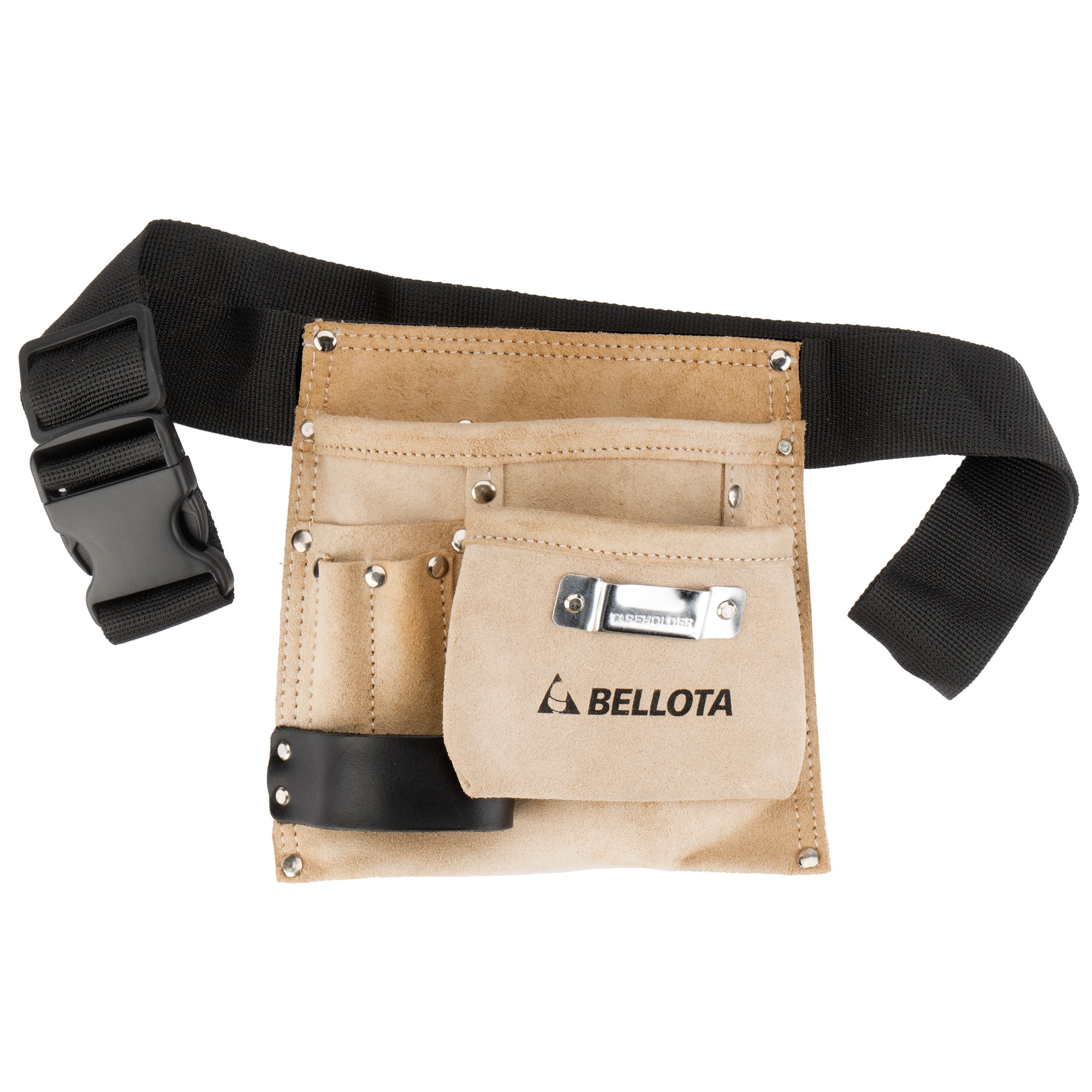Cinturón porta-herramientas de piel con 3 bolsillos / PC3BOL