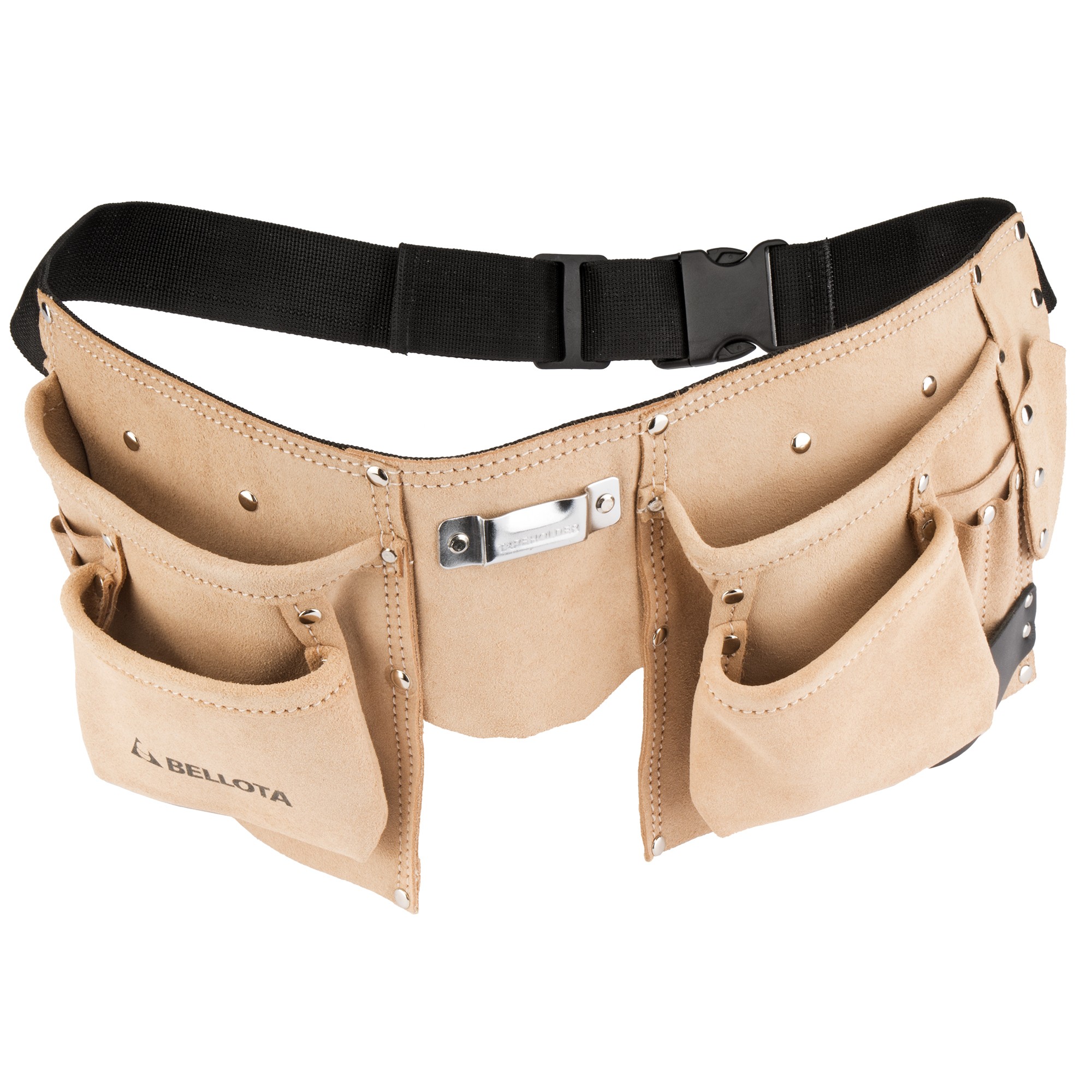 Cinturón porta-herramientas de piel con 6 bolsillos / PC6BOL