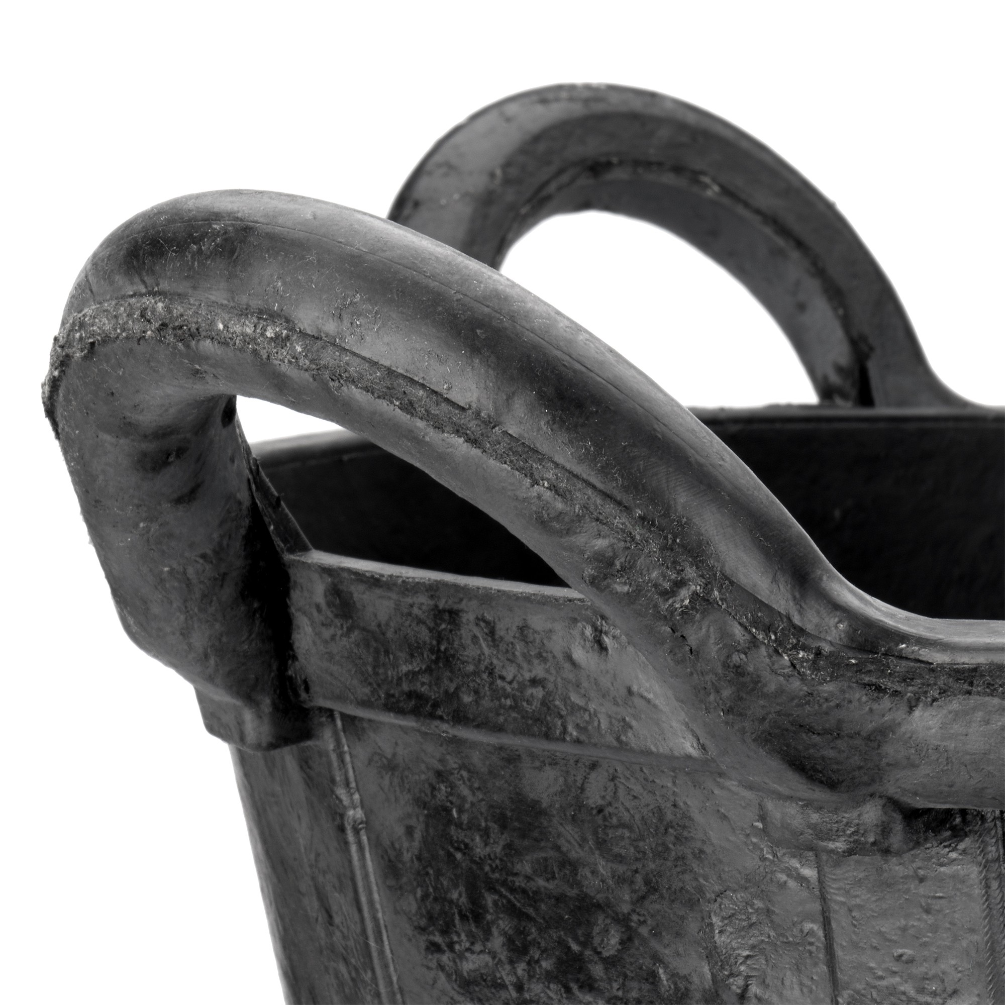 Cubo de caucho espuerta 37 litros y 4 asas negro / BKCESPU37BP