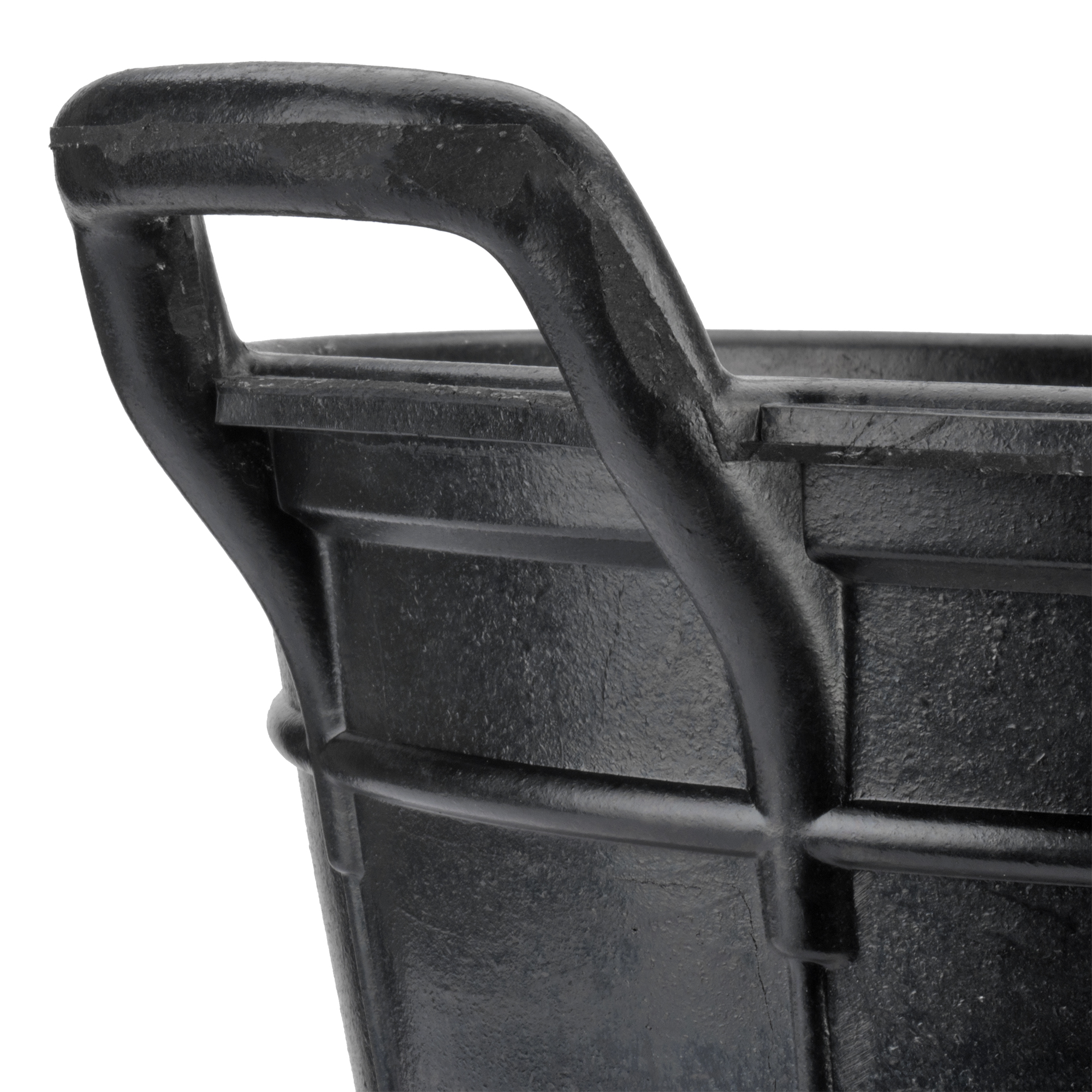 Cubo canario de caucho 18 litros negro / BKCCAN18BP