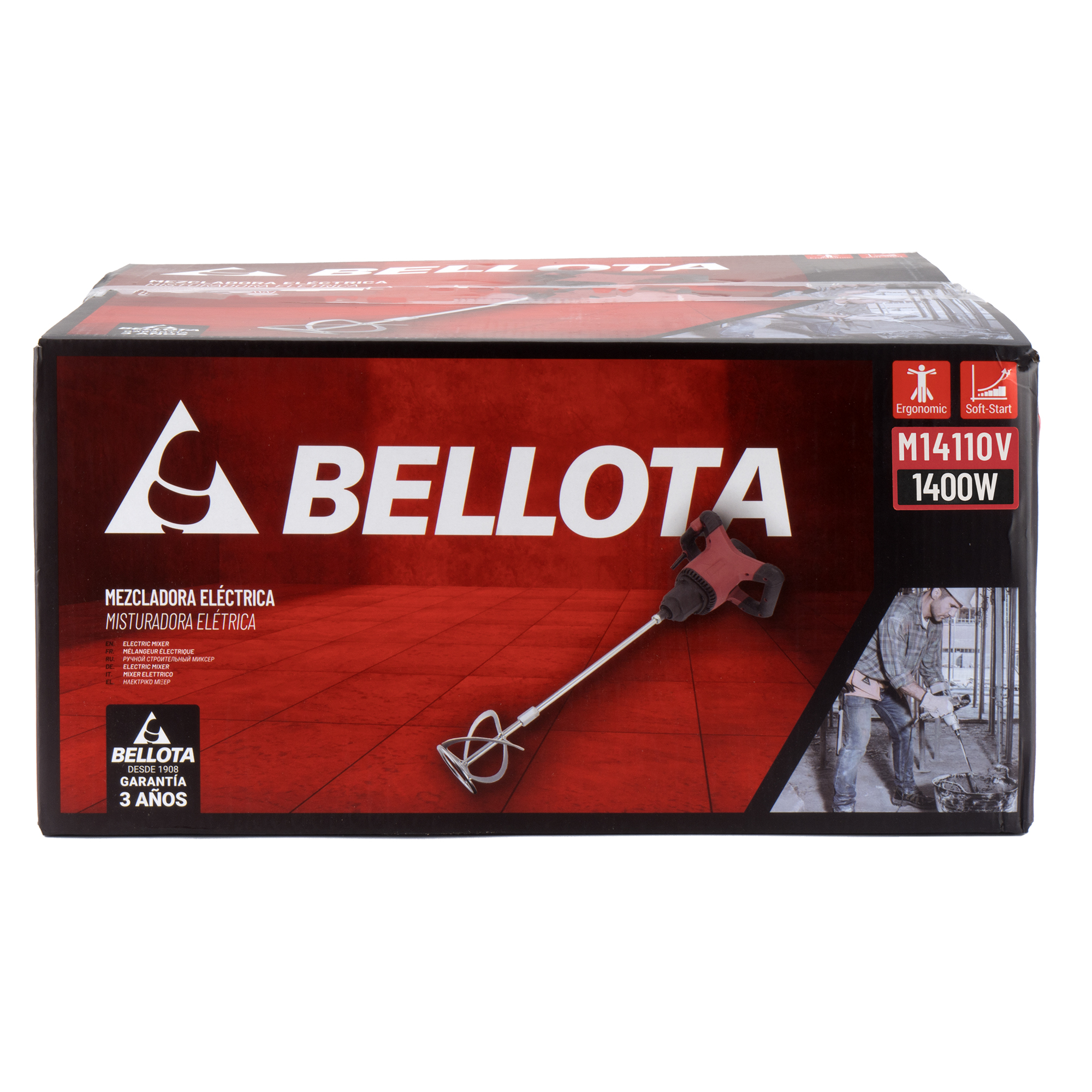 Máquina mezcladora 1400 W 110 v enchufe tipo D / M14110V