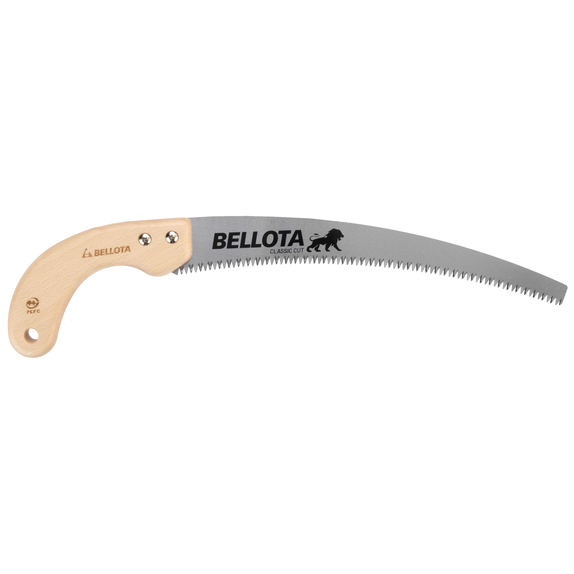 Serrucho León con hoja curva de 13" y mango de maderacurvo. Incluye funda / 450MC13
