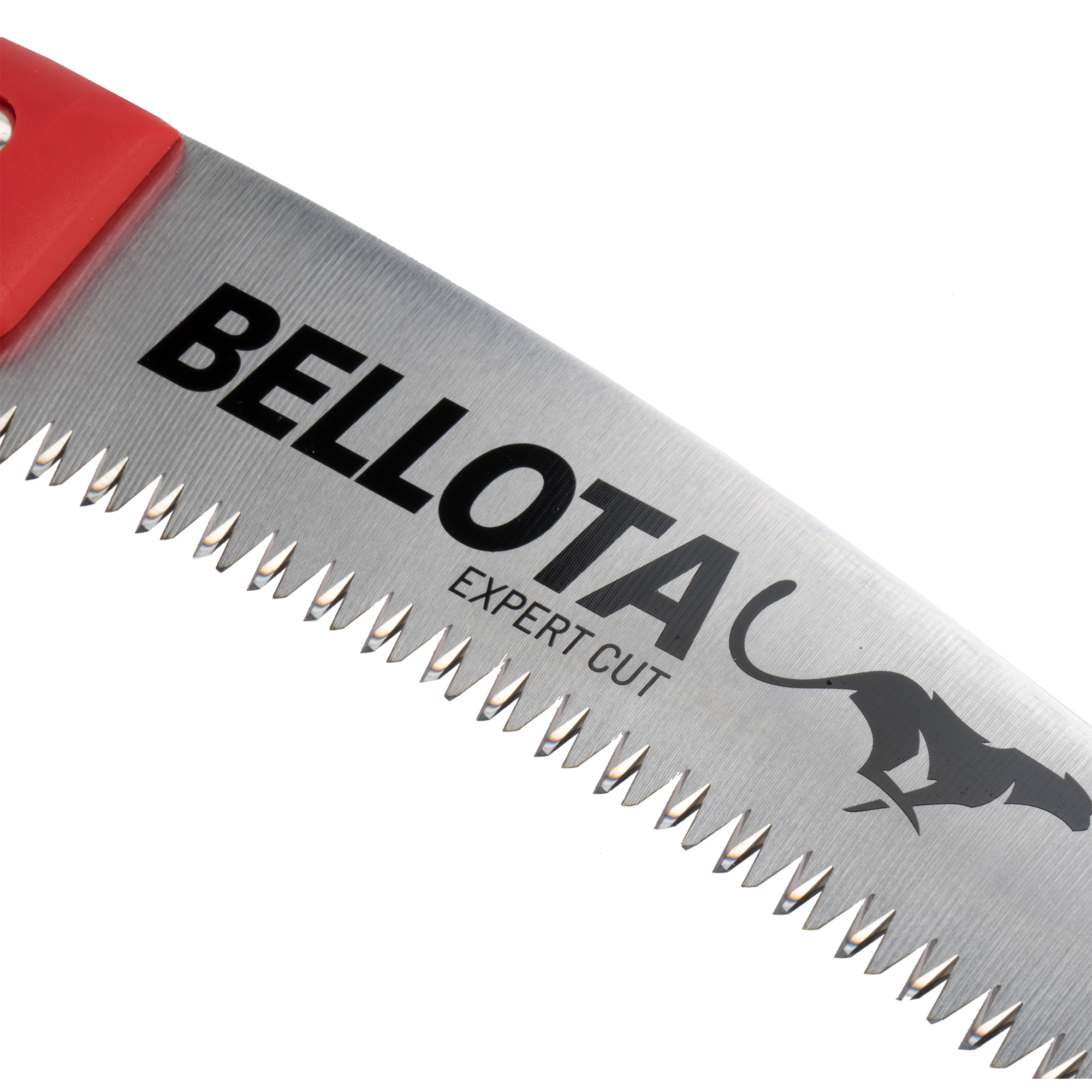 Serrucho Guepardo con hoja curva de 11" y mango de bimaterial recto. Incluye funda / 454BIMR11