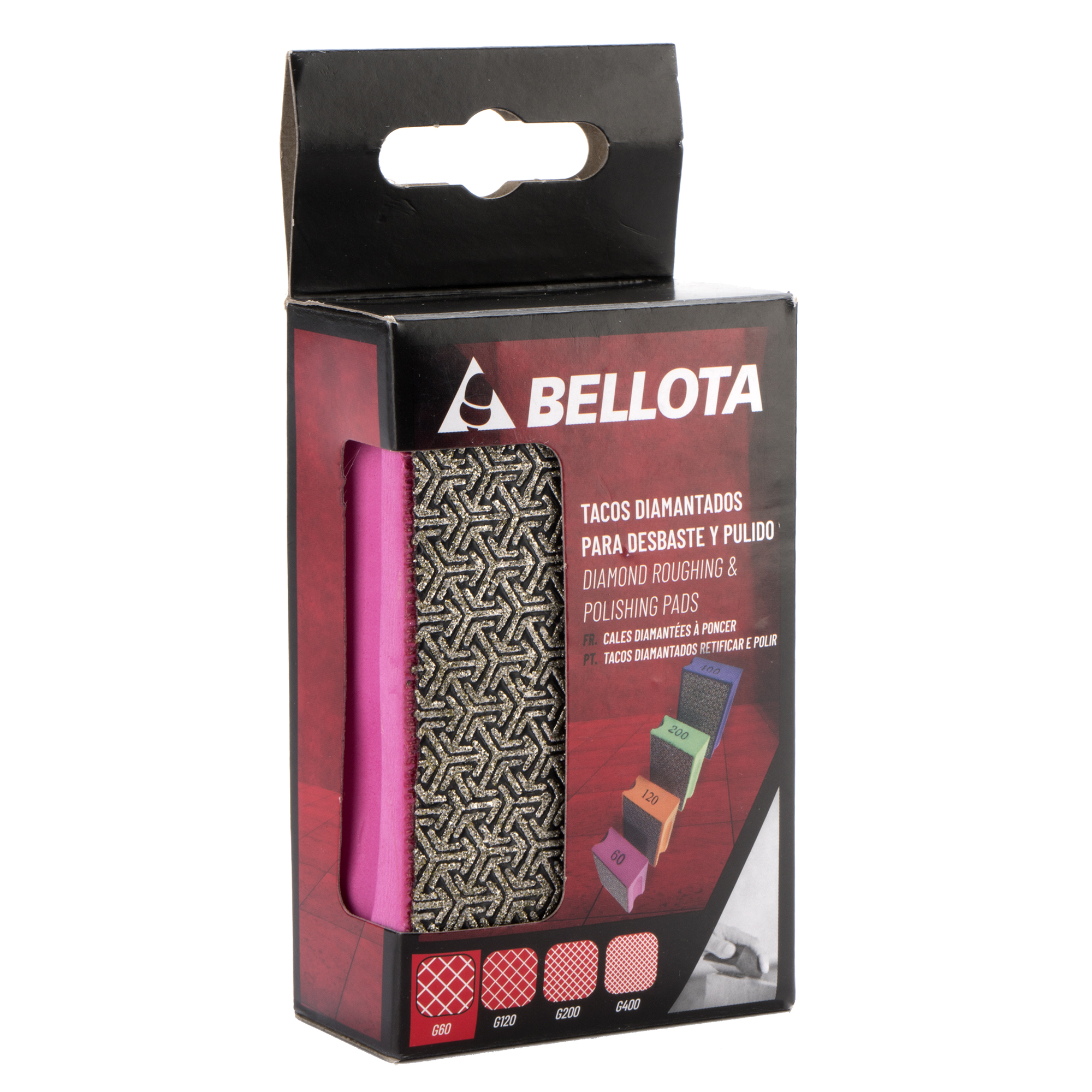 Taco diamantado para desbaste - grano 60 / TDIAM60