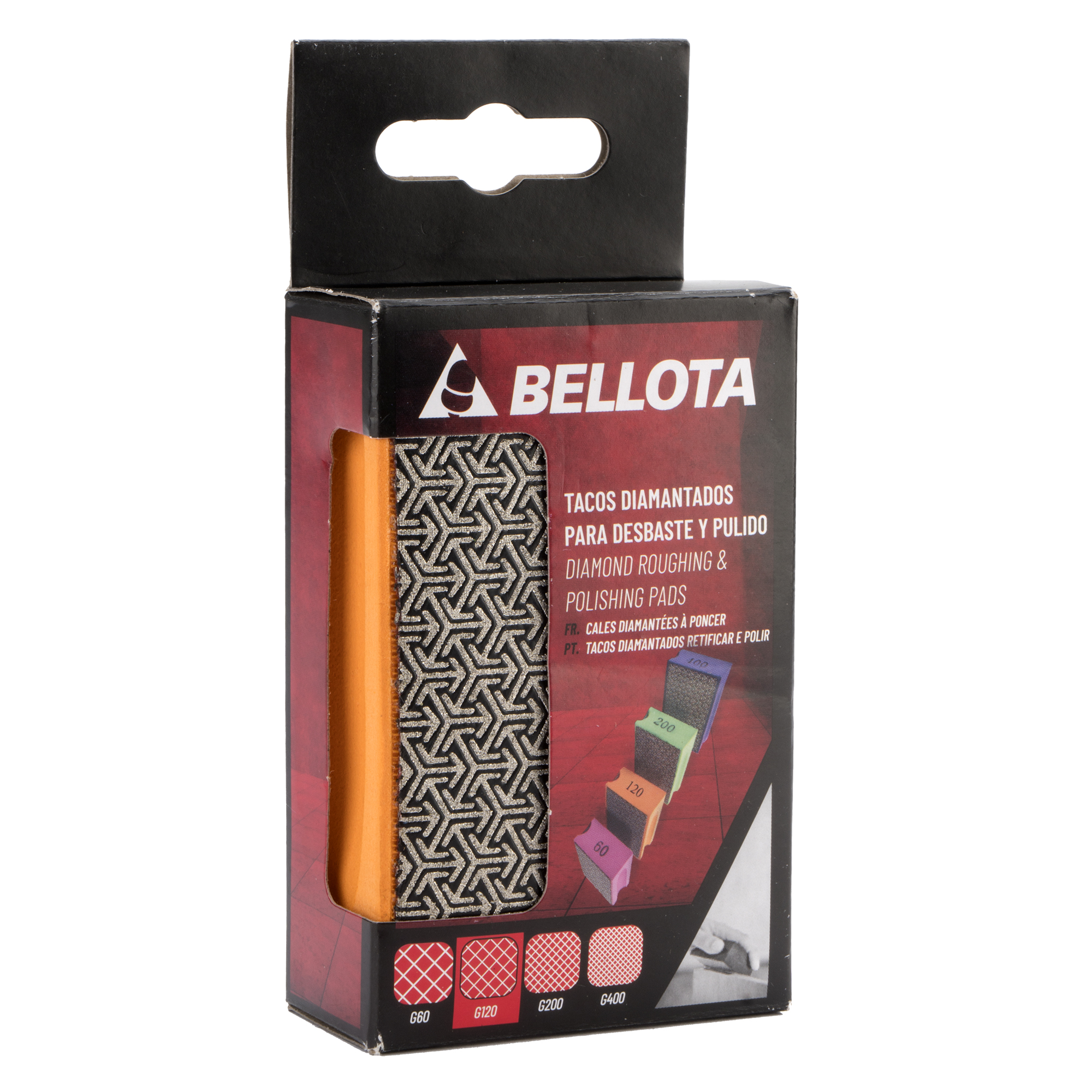 Taco diamantado para desbaste - grano 120 / TDIAM120