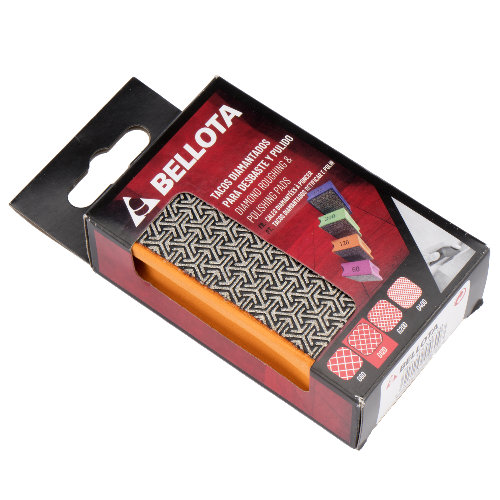 Taco diamantado para desbaste - grano 120 / TDIAM120