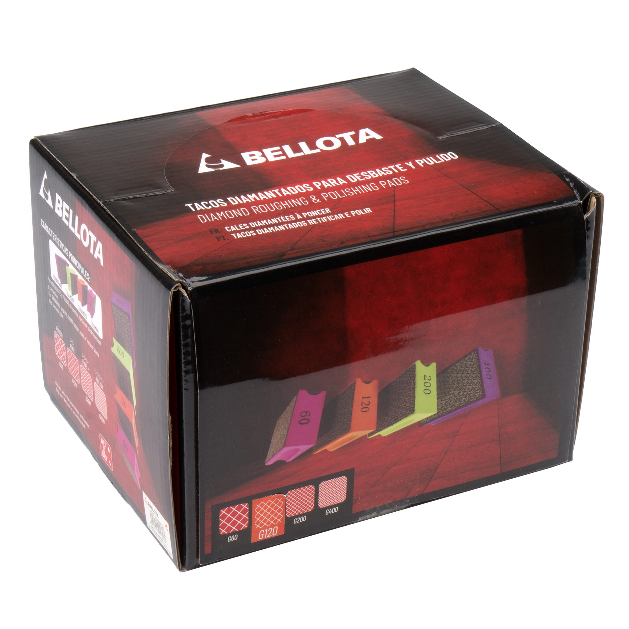 Taco diamantado para desbaste - grano 120 / TDIAM120