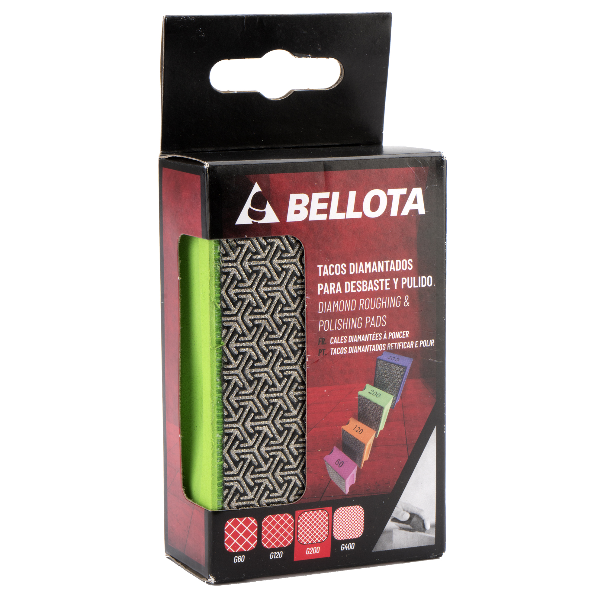 Taco diamantado para desbaste - grano 200 / TDIAM200