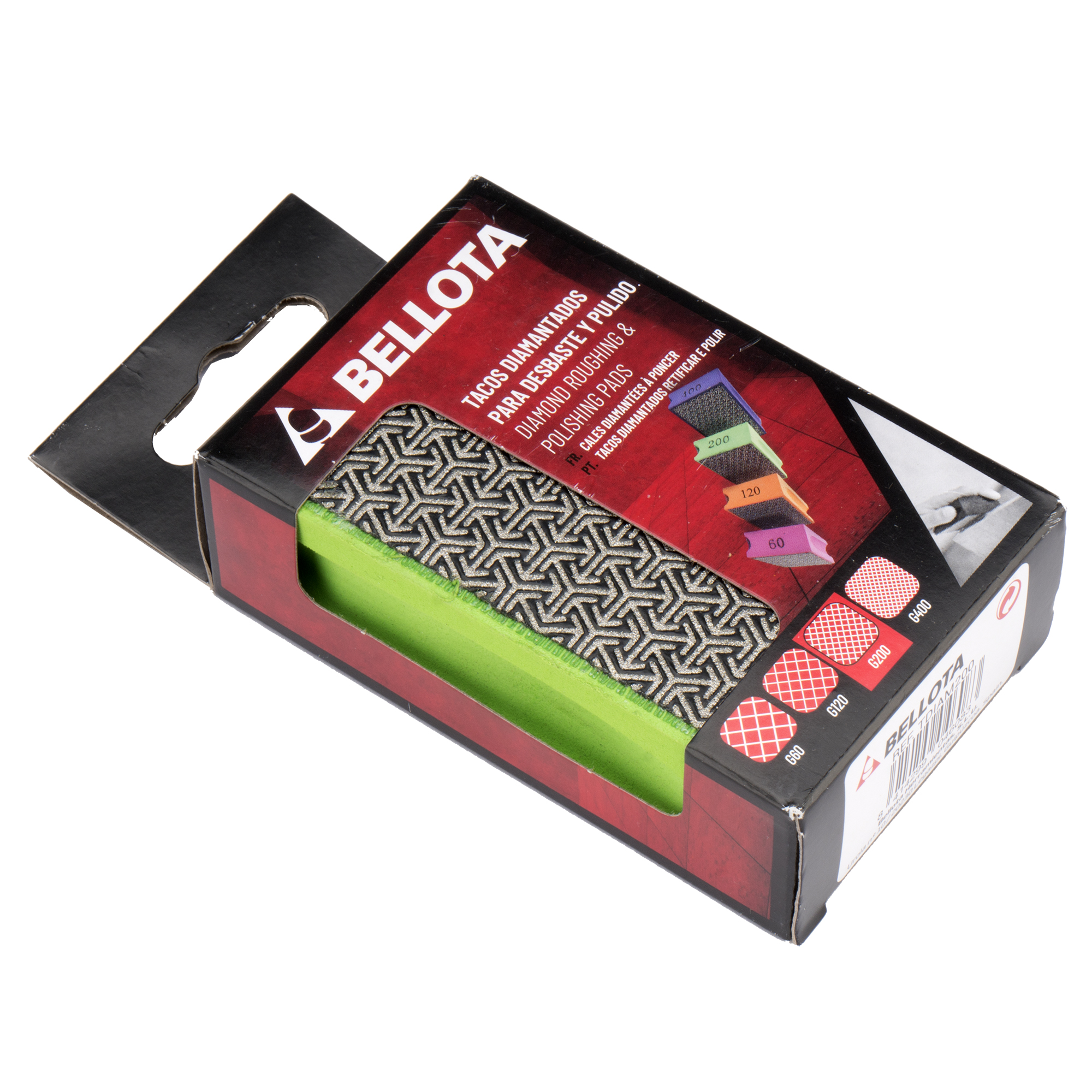 Taco diamantado para desbaste - grano 200 / TDIAM200