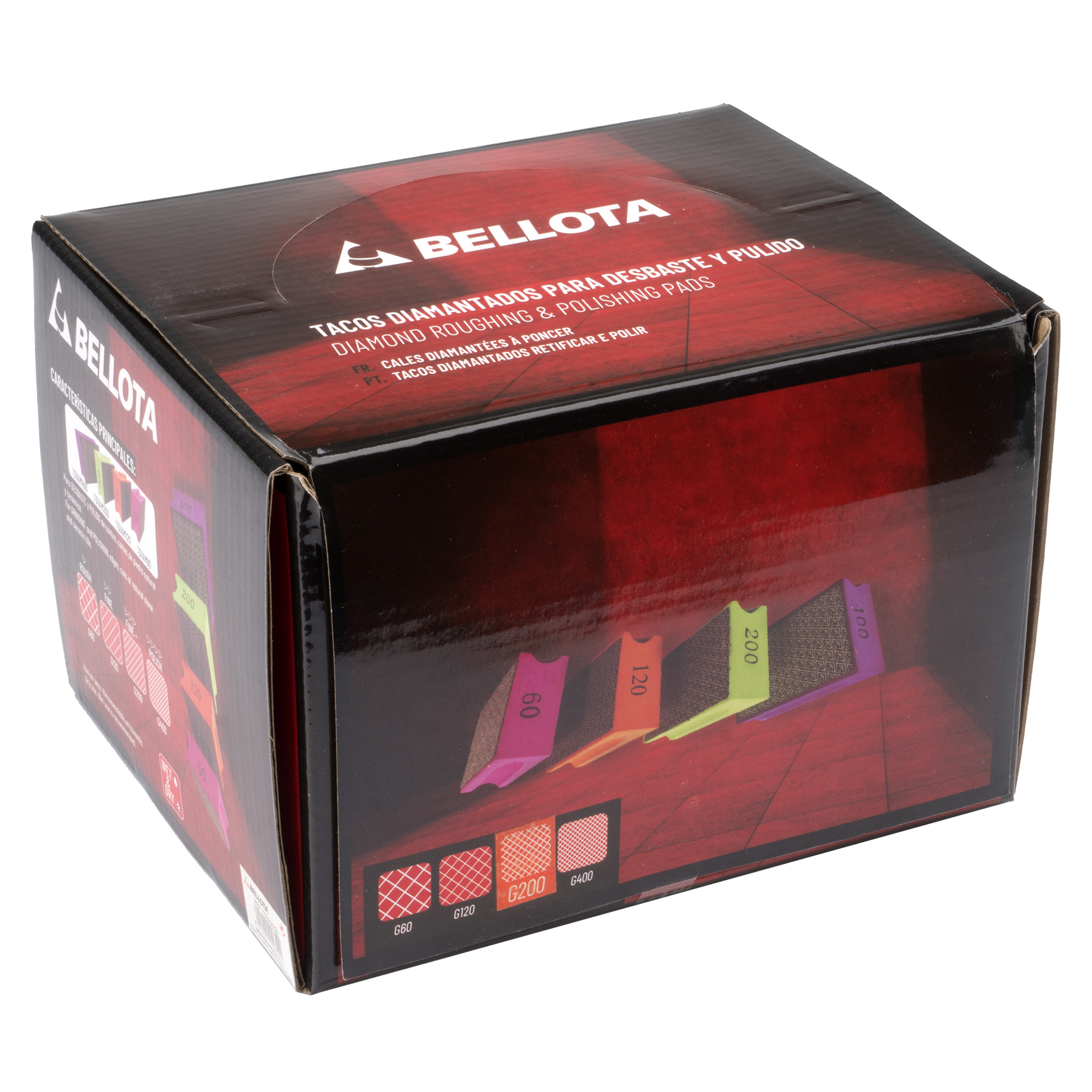 Taco diamantado para desbaste - grano 200 / TDIAM200