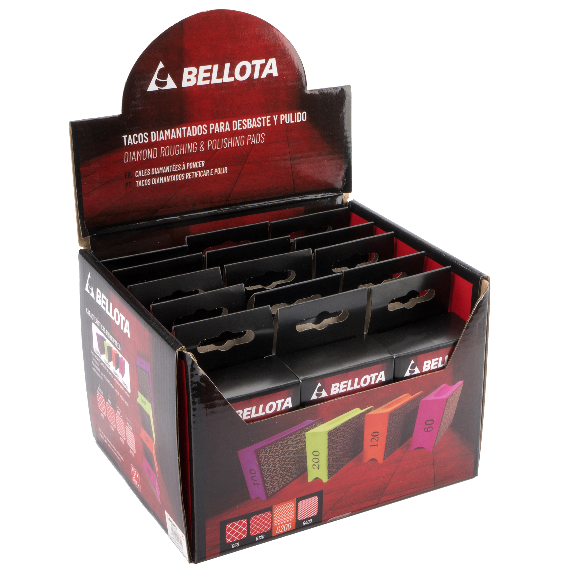 Taco diamantado para desbaste - grano 200 / TDIAM200