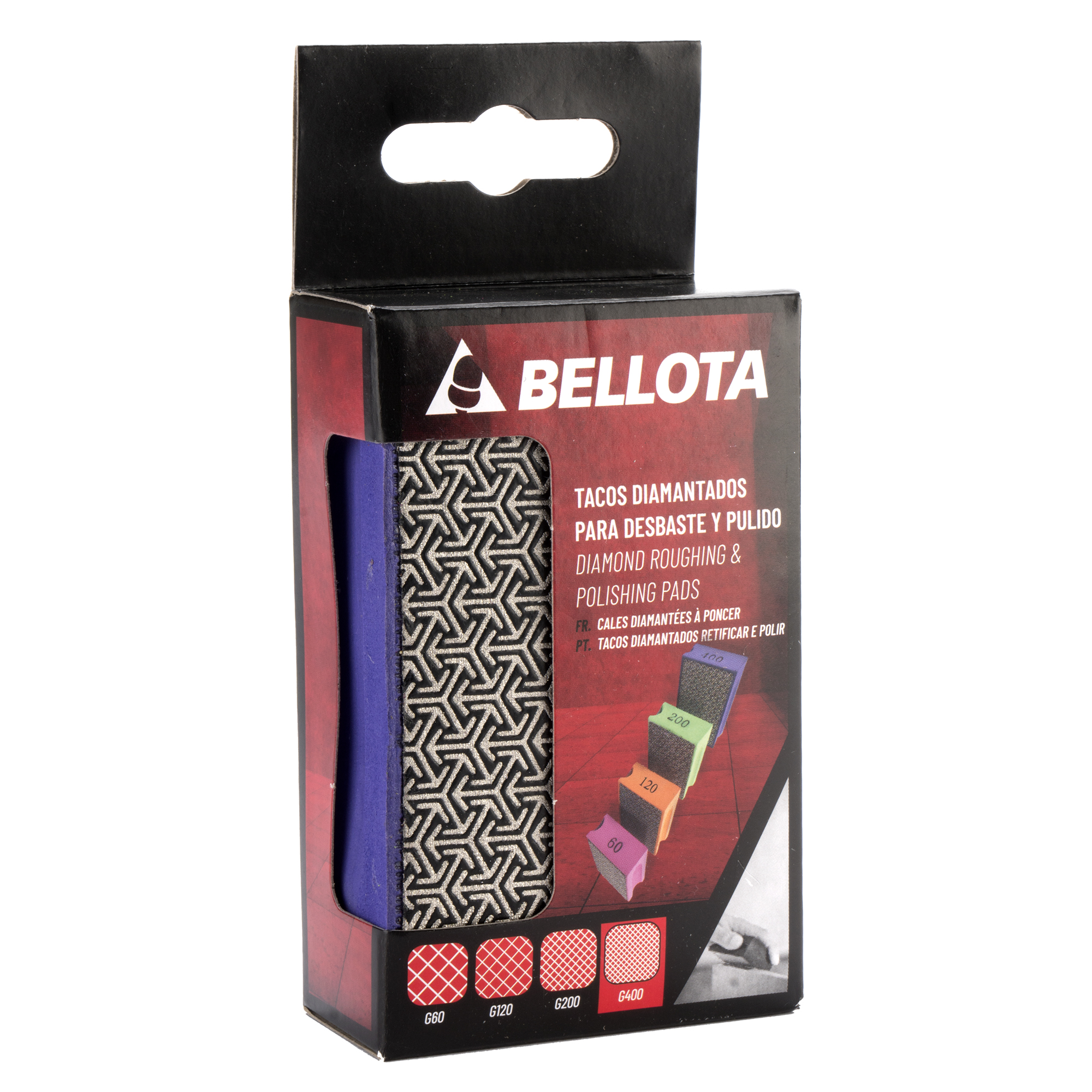 Taco diamantado para pulido - grano 400 / TDIAM400