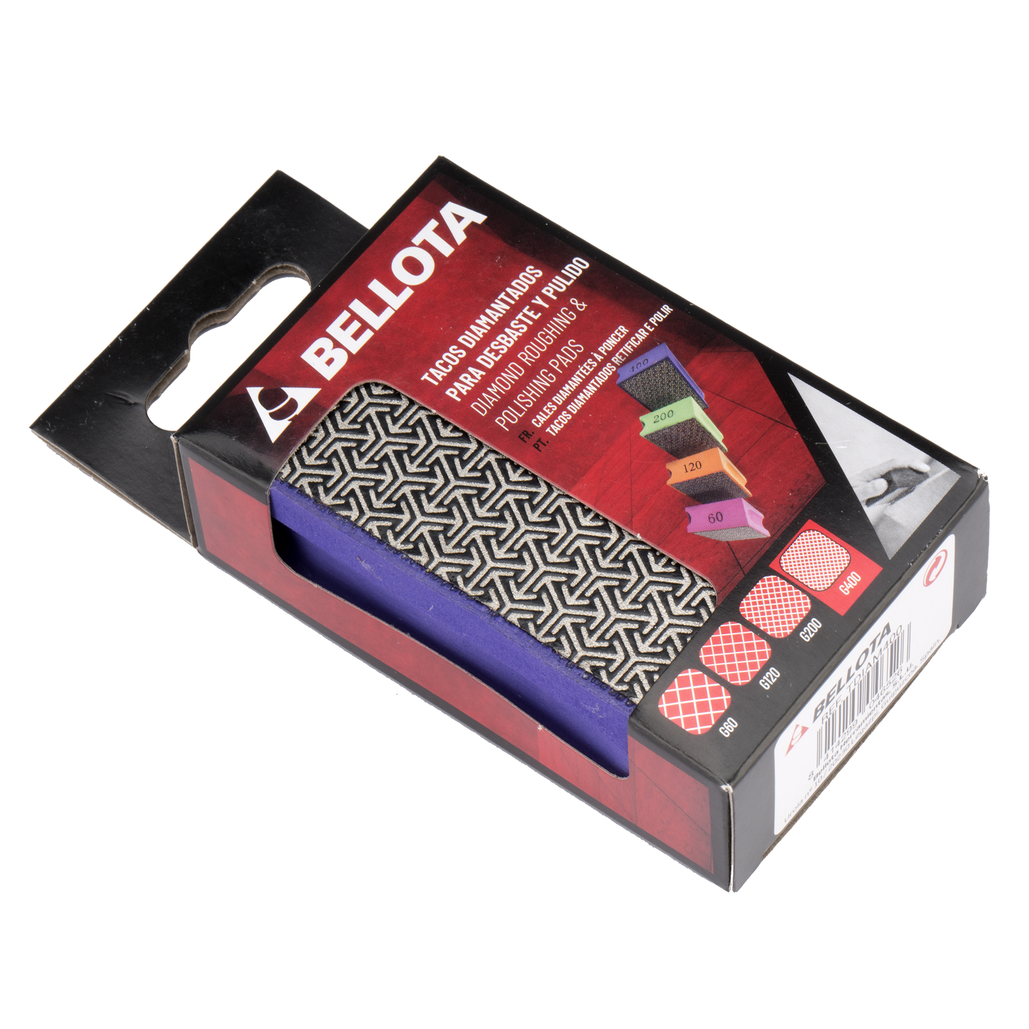 Taco diamantado para pulido - grano 400 / TDIAM400