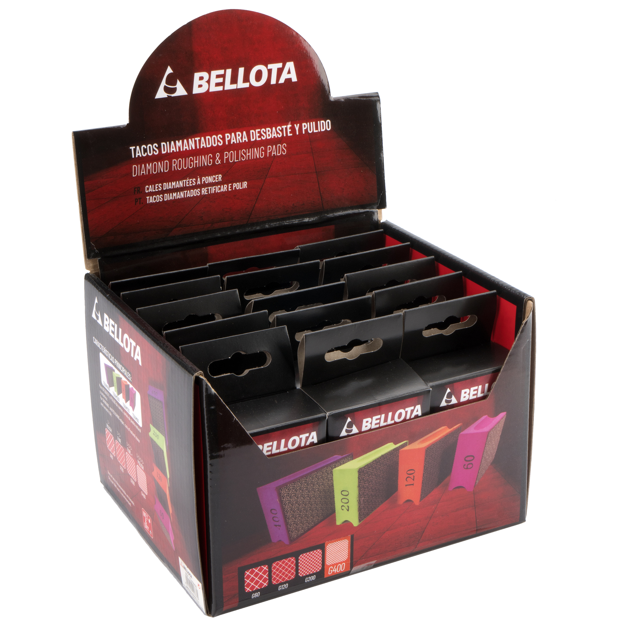 Taco diamantado para pulido - grano 400 / TDIAM400