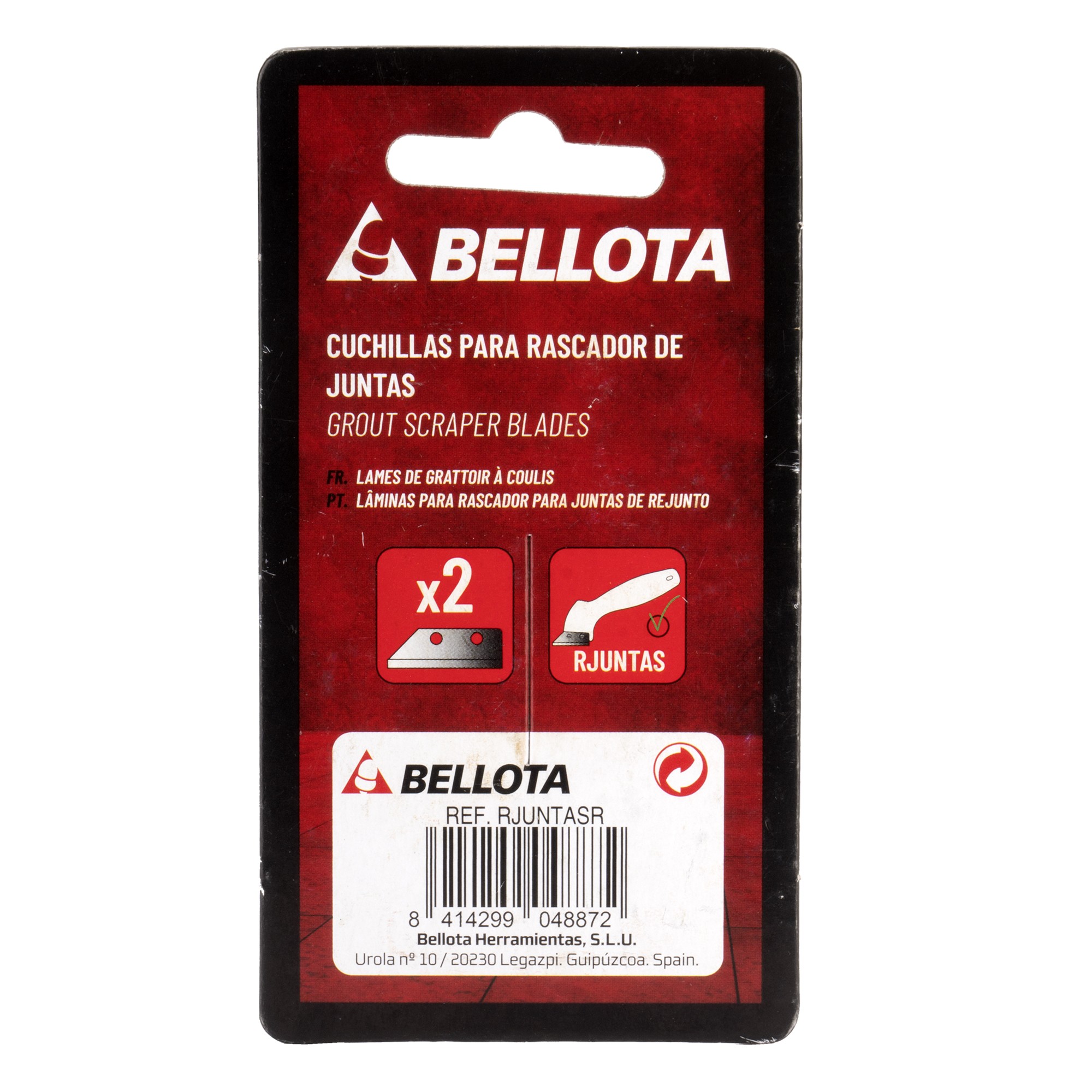 Hojas de recambio para el rasca de juntas  - 2 u. / RJUNTASR