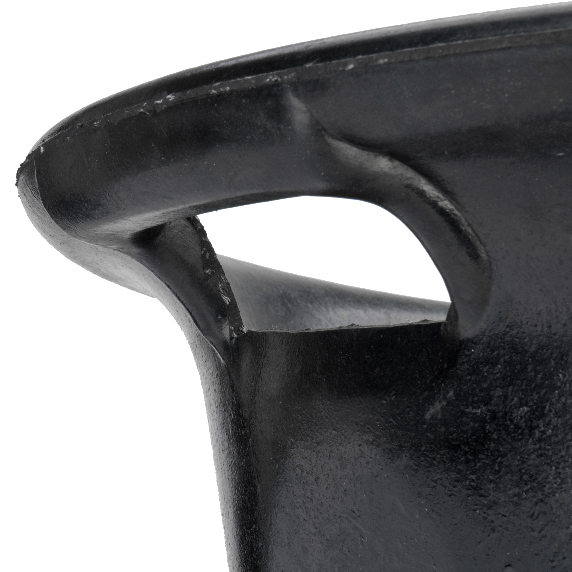 Cubo norteño de caucho 13 litros negro /  BKCNOR13BP