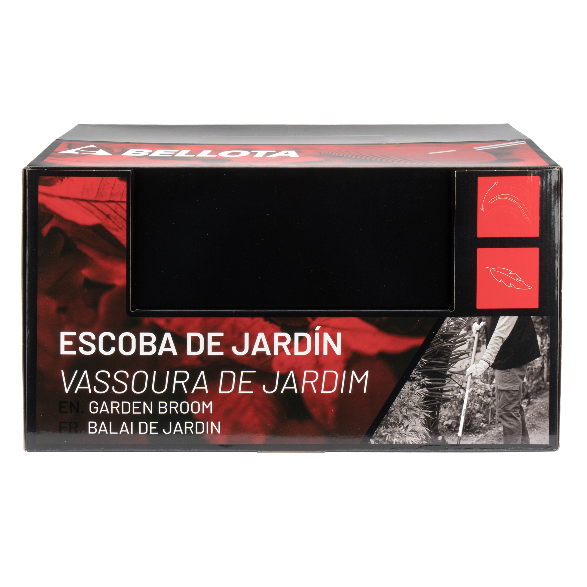 Escoba de plástico tipo rastrillo de 23 púas / 3035-23