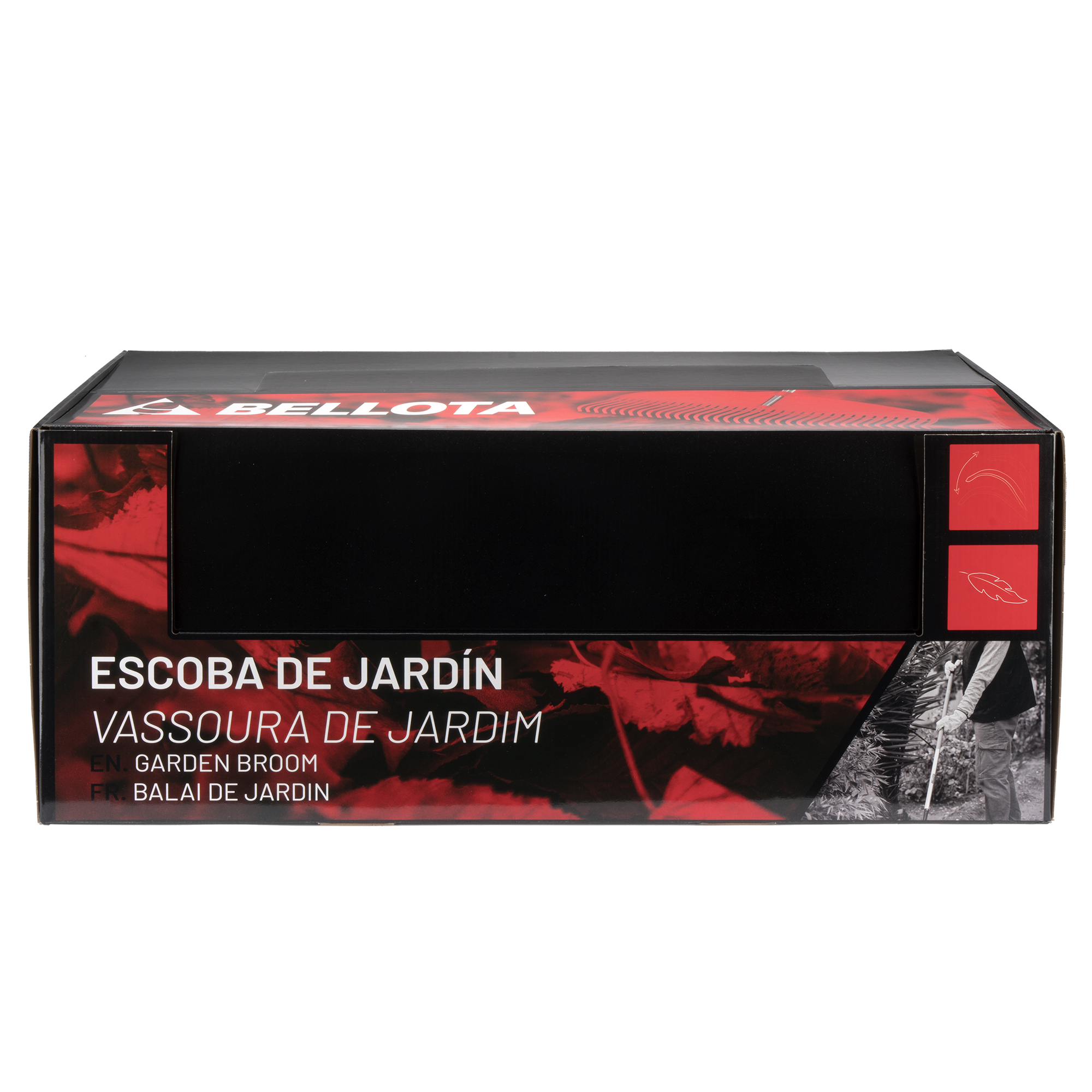 Escoba de plástico tipo rastrillo de 35 púas / 3035-35