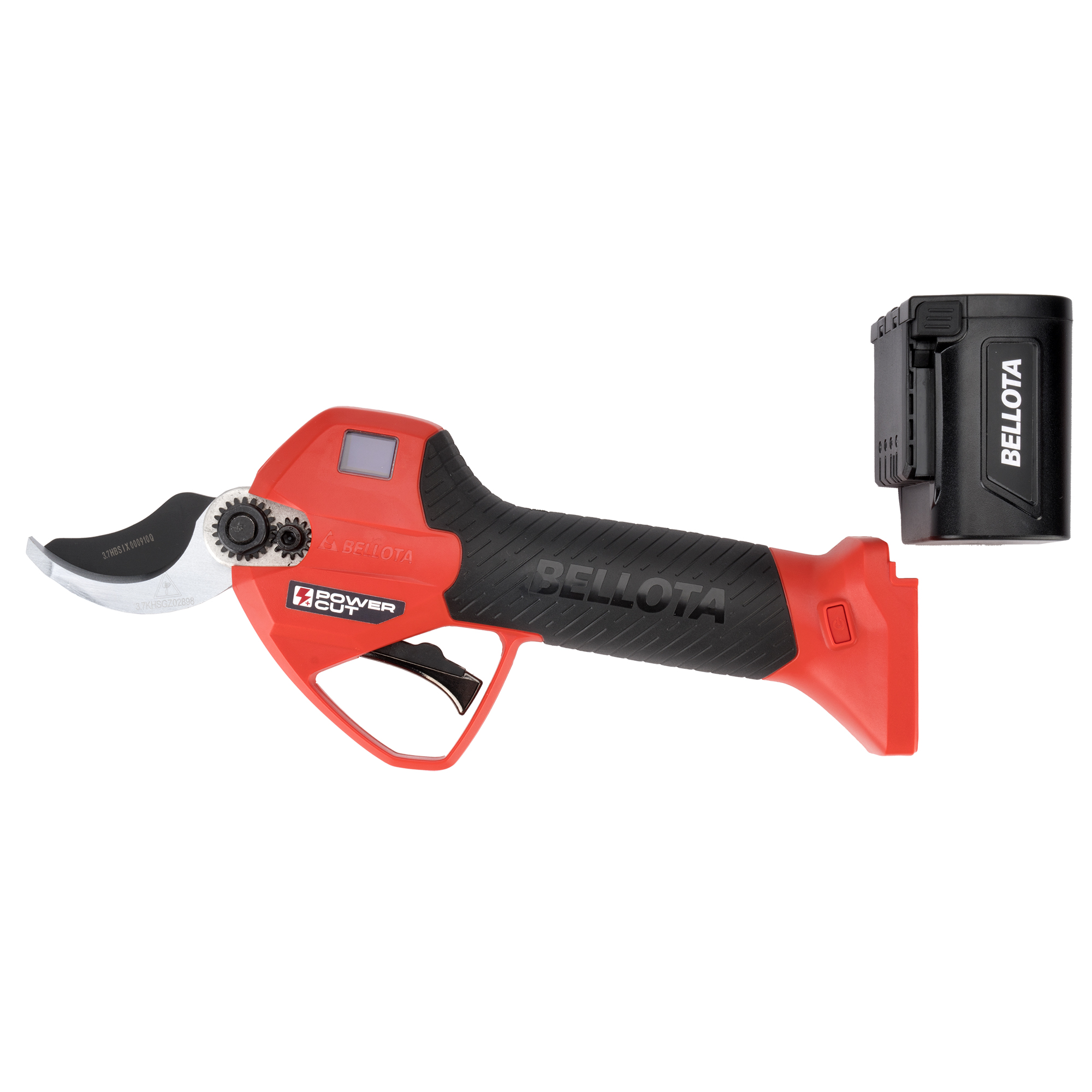 Tijera de poda eléctrica POWER CUT con batería de Litio Ion y un corte máximo de 38mm de diámetro, 3 baterías / EPR238P3B