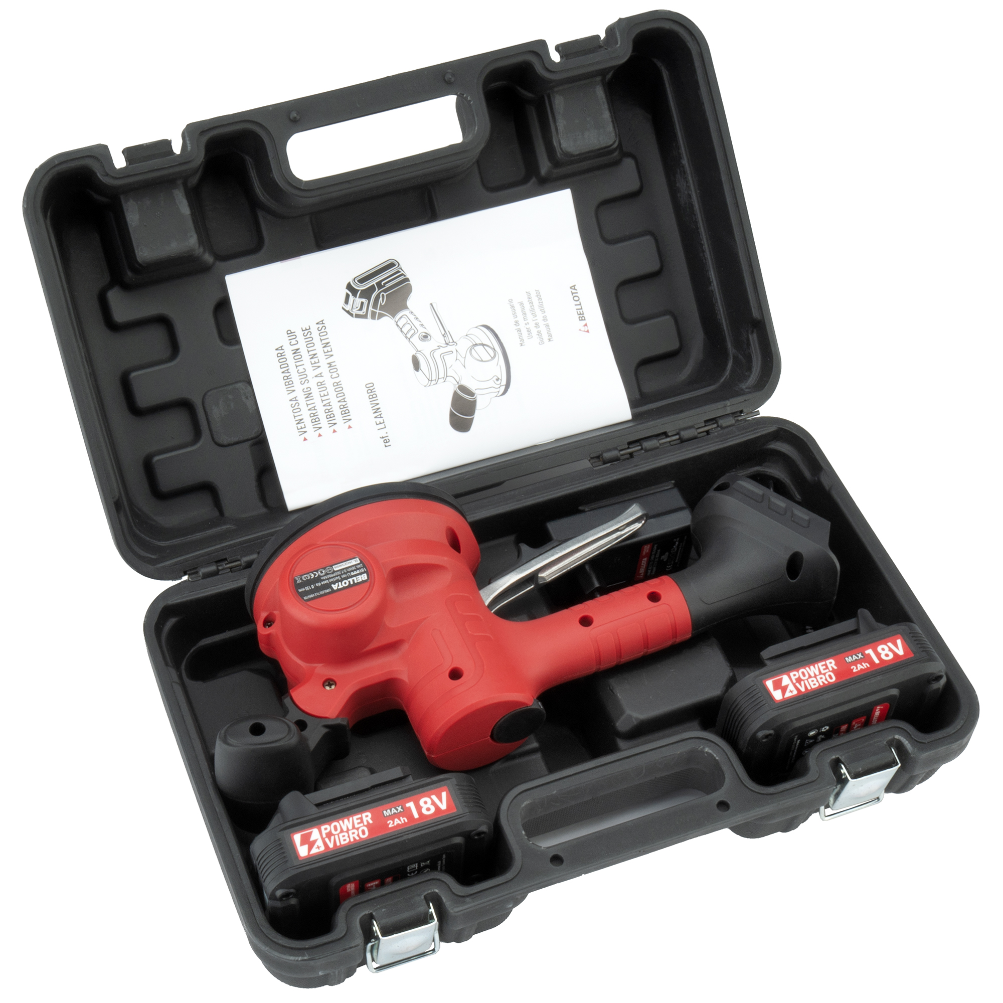 Vibrador ventosa para la instalación de cerámica 220 v enchufe tipo C-F / LEANVIBRO