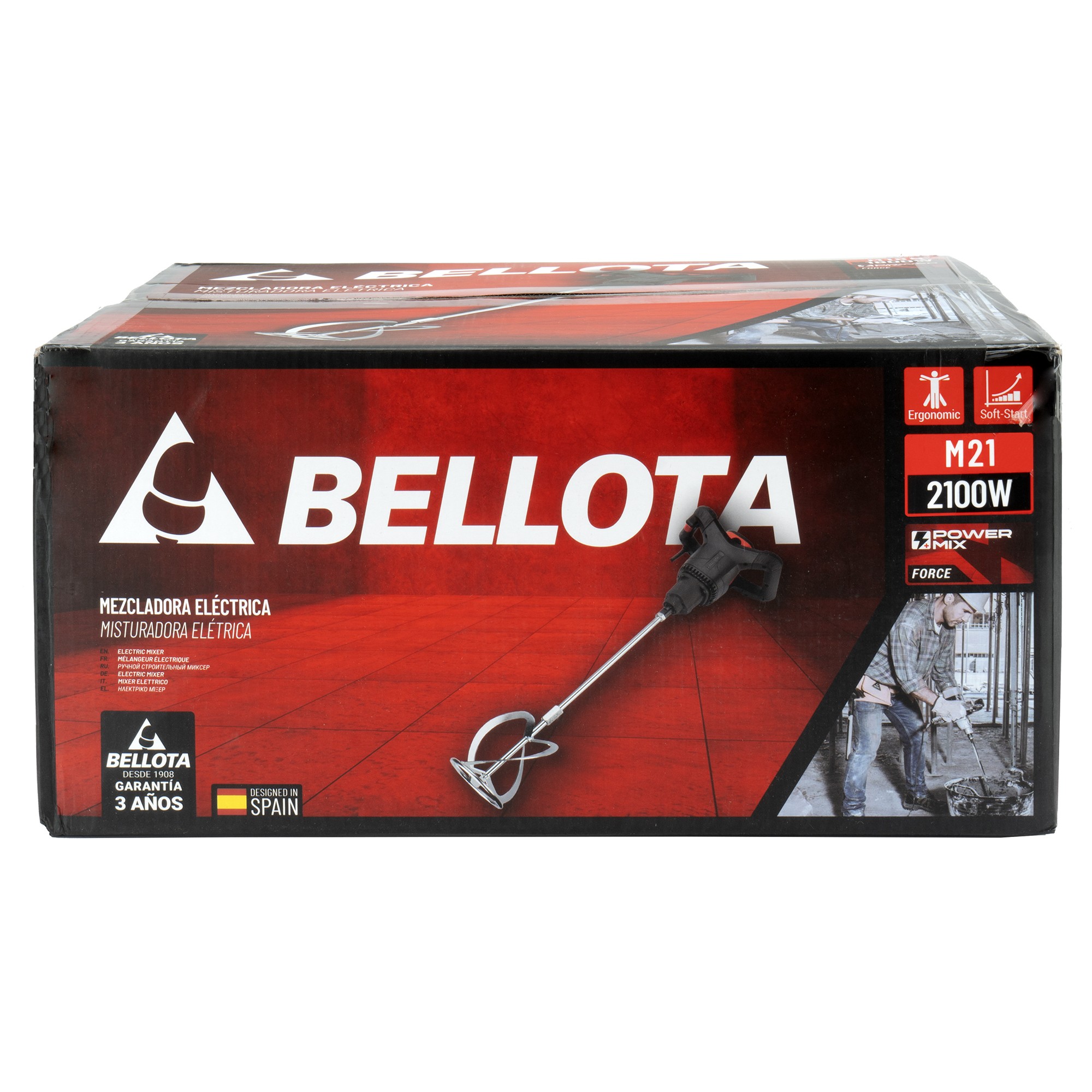 Máquina mezcladora 2100 W 220 v enchufe tipo C-F / M21