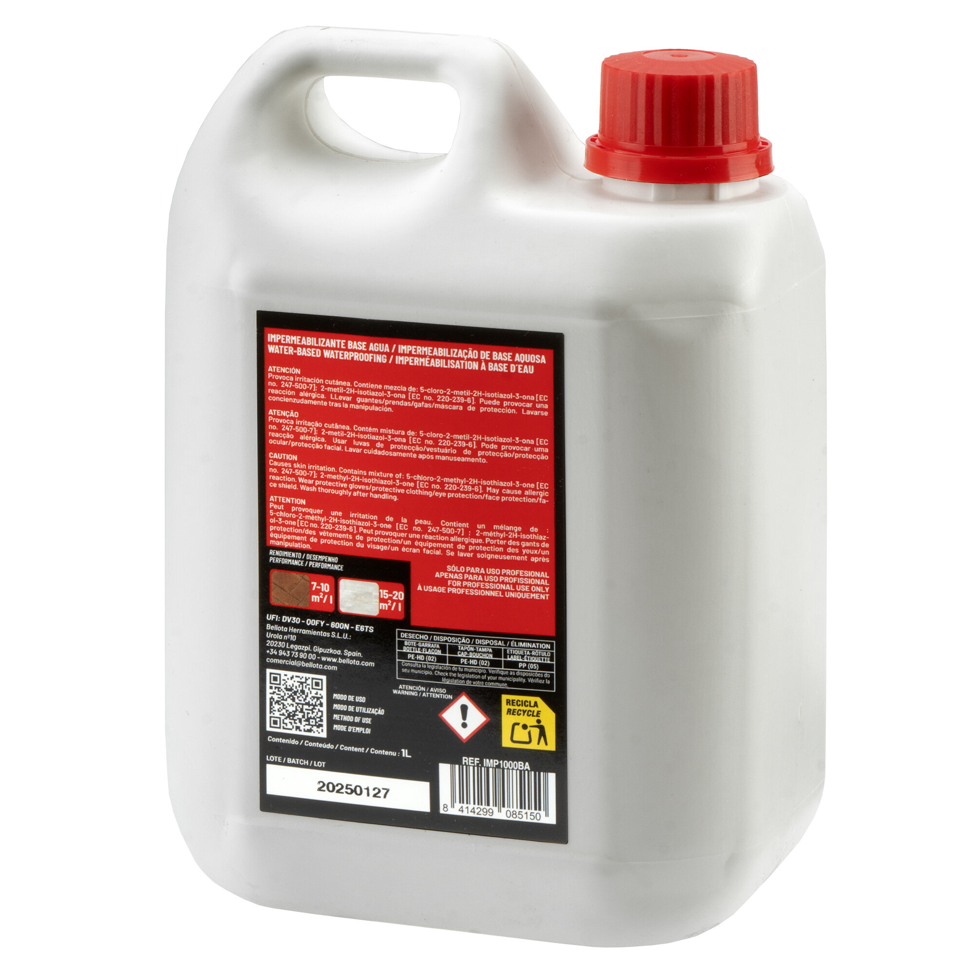 Impermeabilizante base agua 1L / IMP1000BA