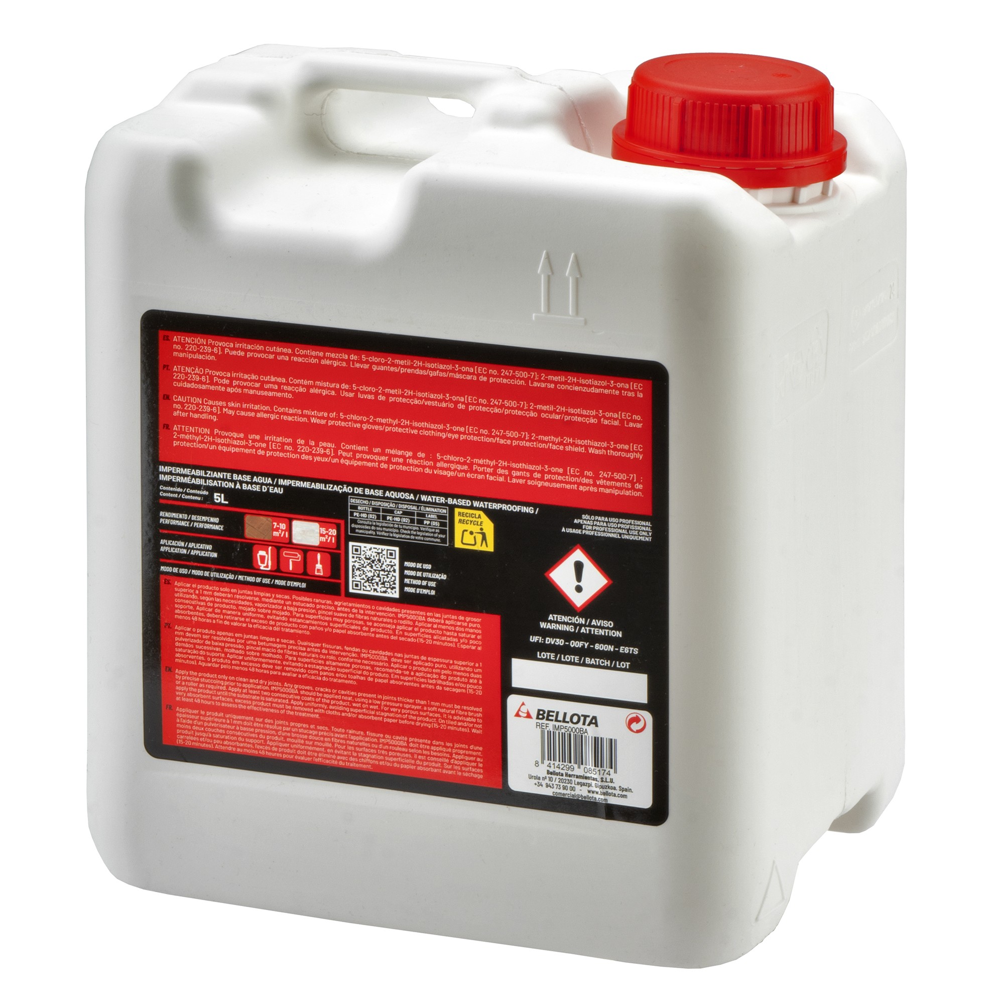 Impermeabilizante base agua 5L / IMP5000BA