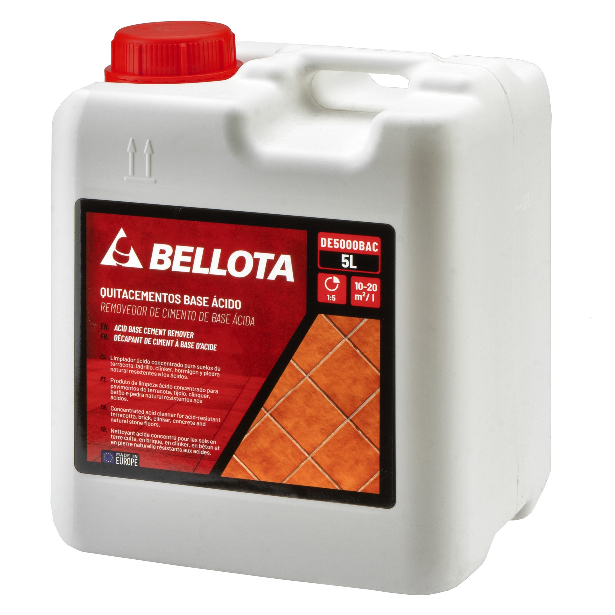 Quitacementos base ácido 5L / DE5000BAC