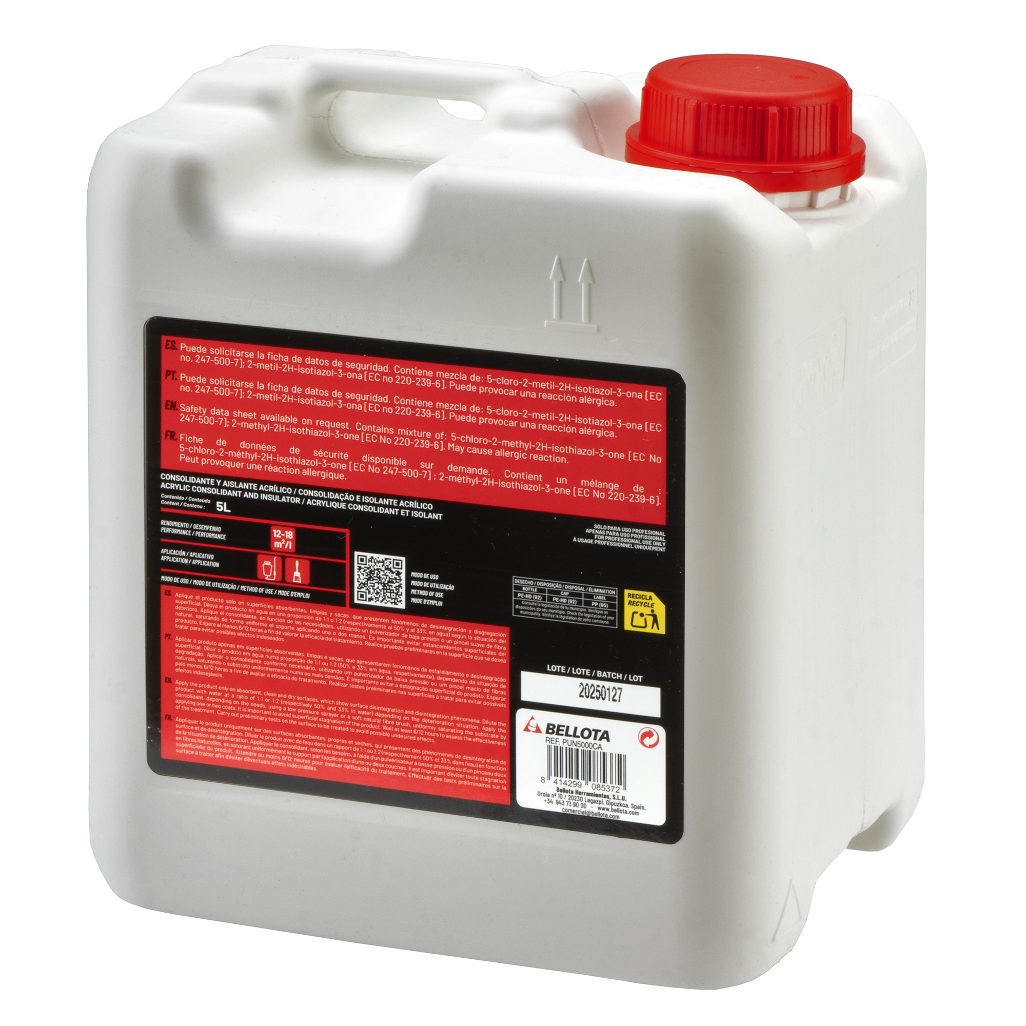 Puente de unión consolidante acrílico 5L / PUN5000CA