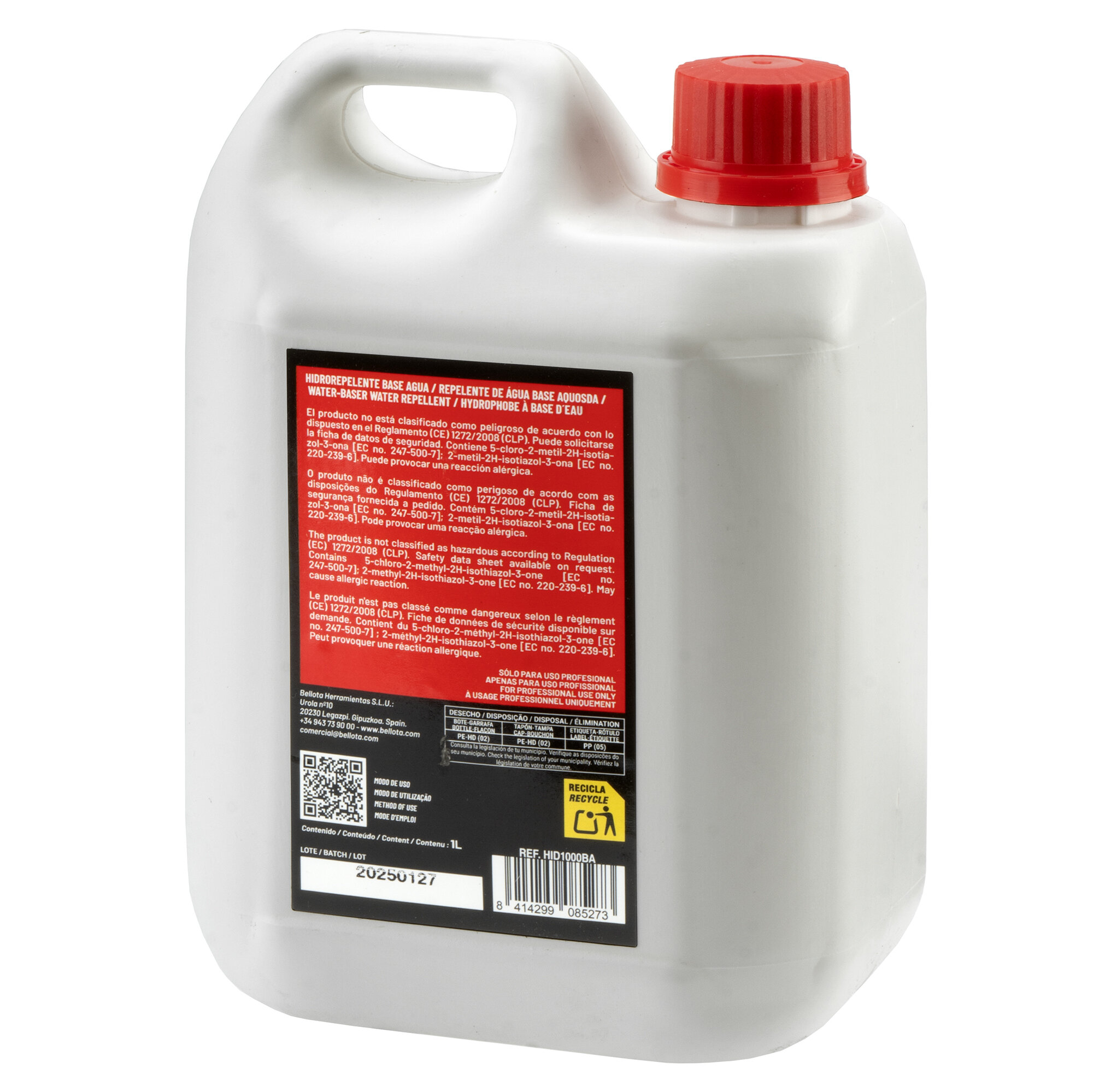 Hidrorepelente base agua 1L / HID1000BA