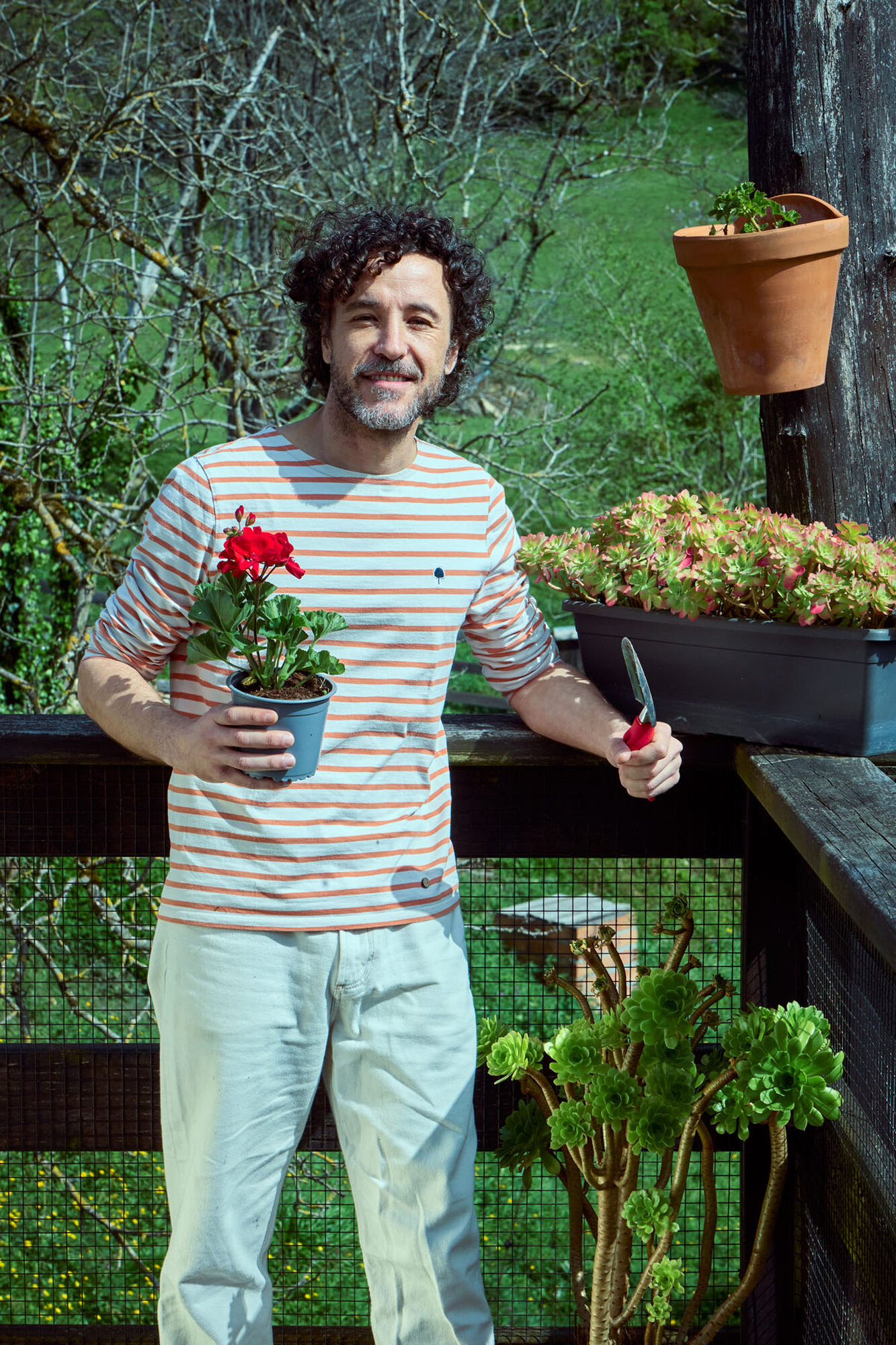 Trasplantador de aluminio con mangos ergonómicos / HMC1000