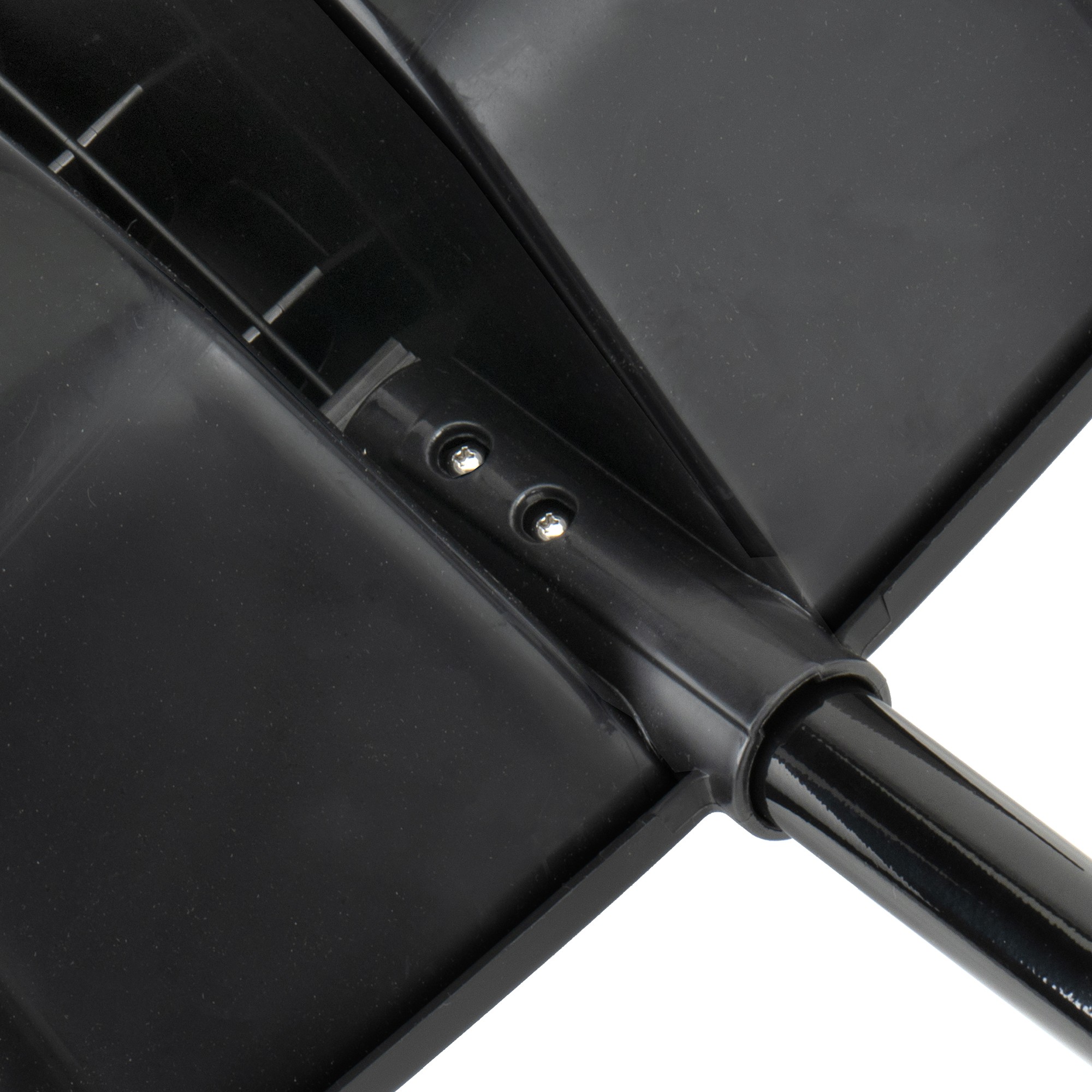 Pala de nieve estrecha con borde metálico Mango de aluminio / PN1001