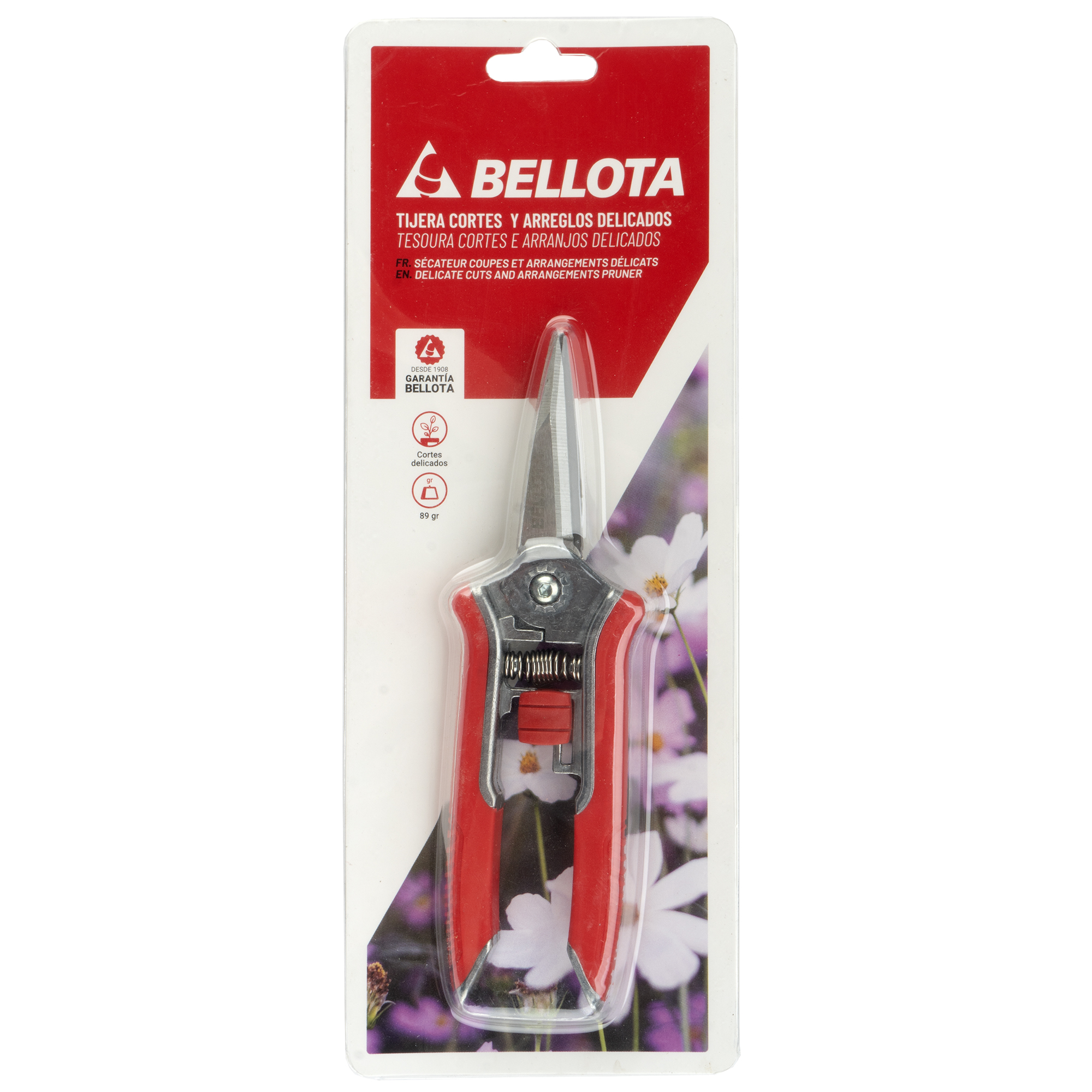 Tijera detalle hoja recta y alargada / 3417