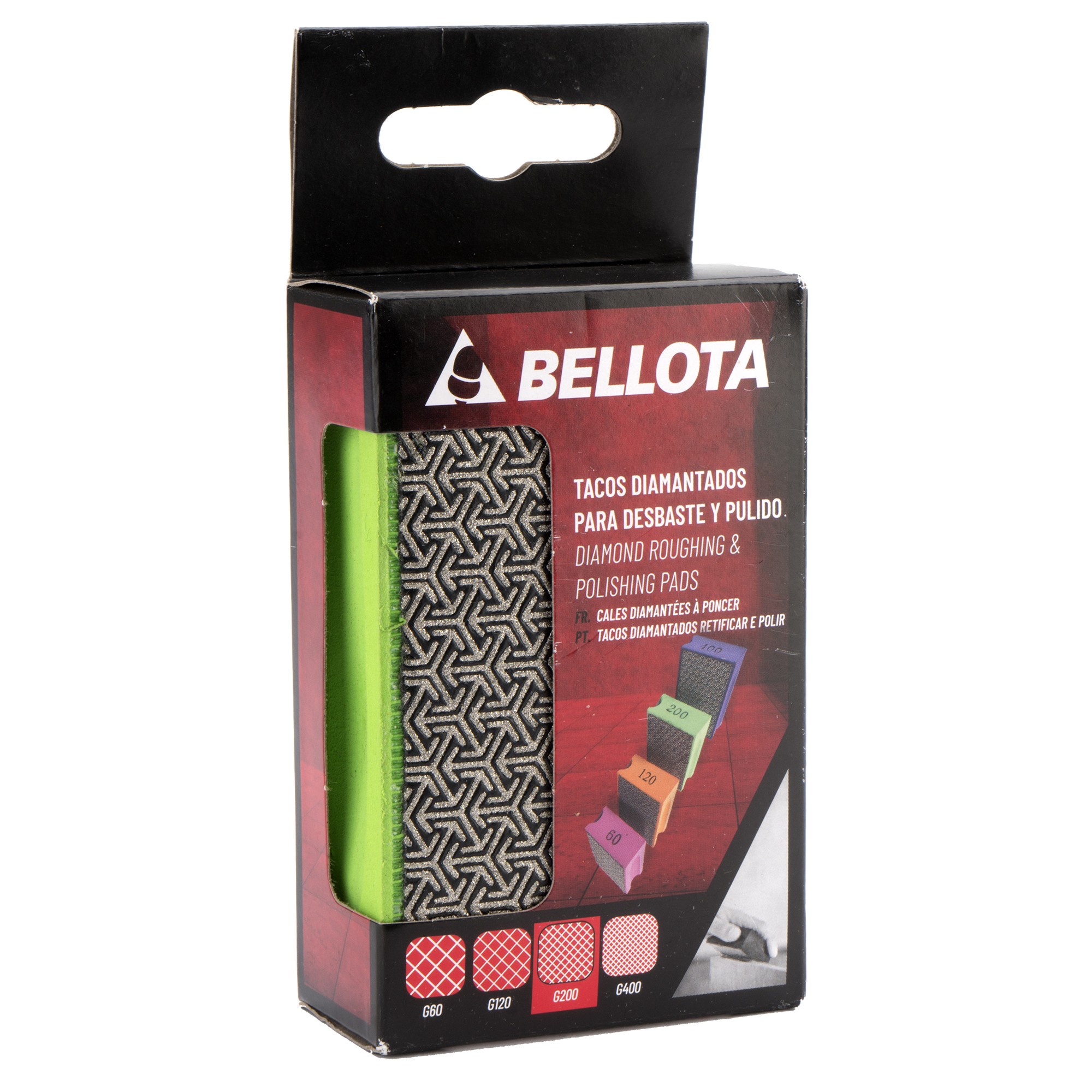 Tacos diamantados para desbaste - 5u x 60-200 y 400 / TDIAMMIX