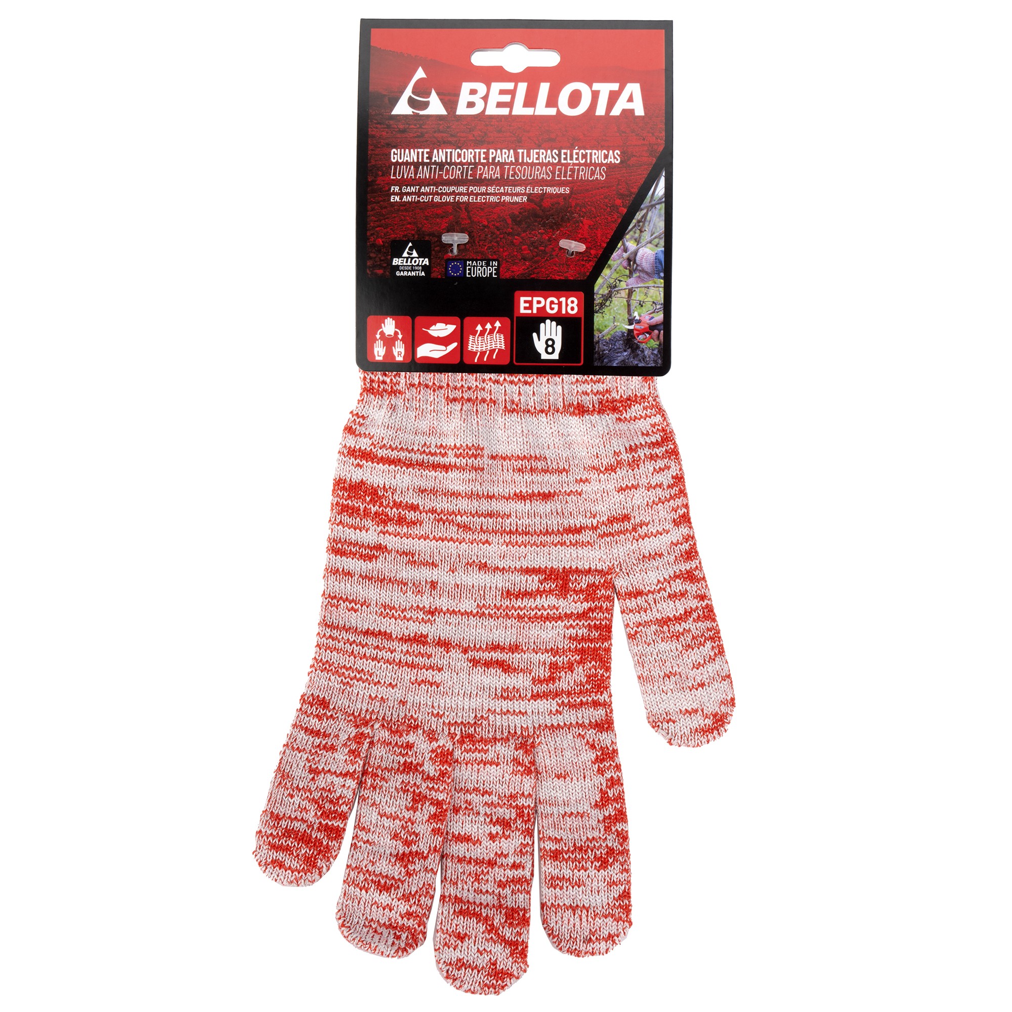Guante anticorte para tijera eléctrica EPG18
