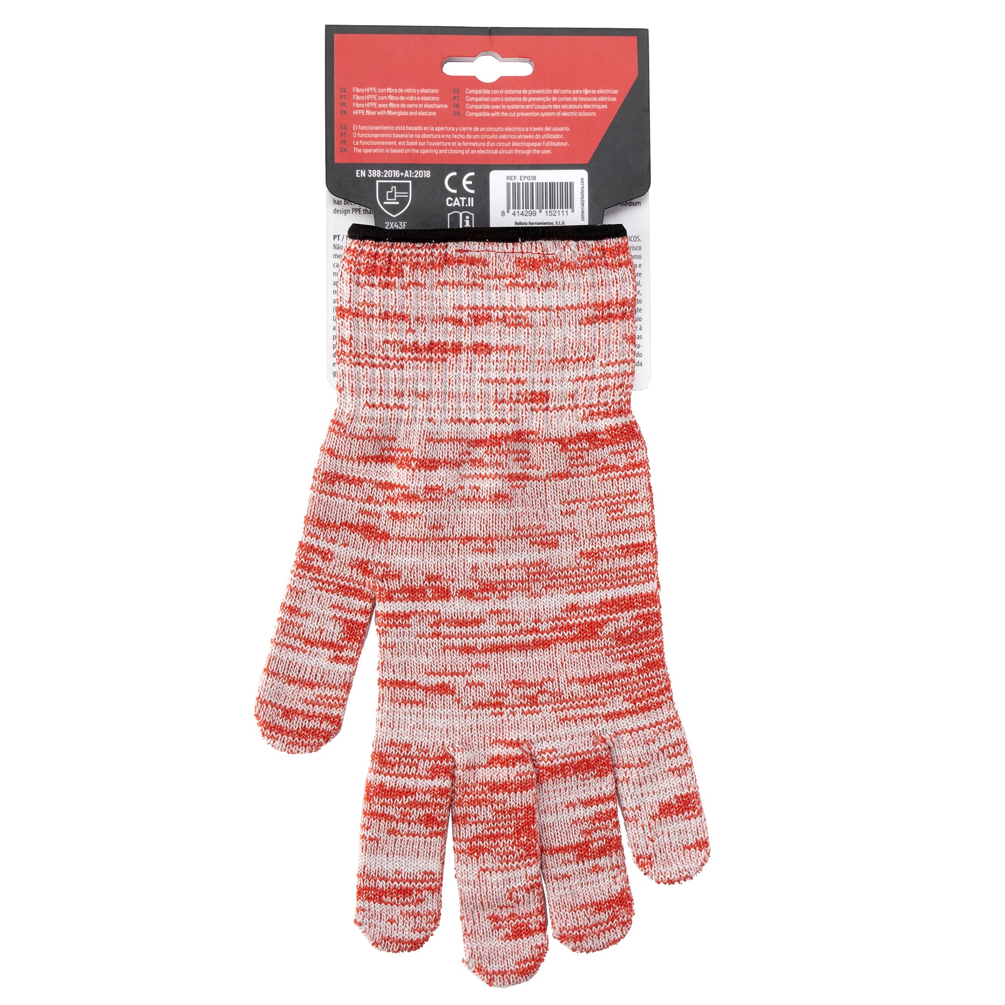 Guante anticorte para tijera eléctrica EPG18