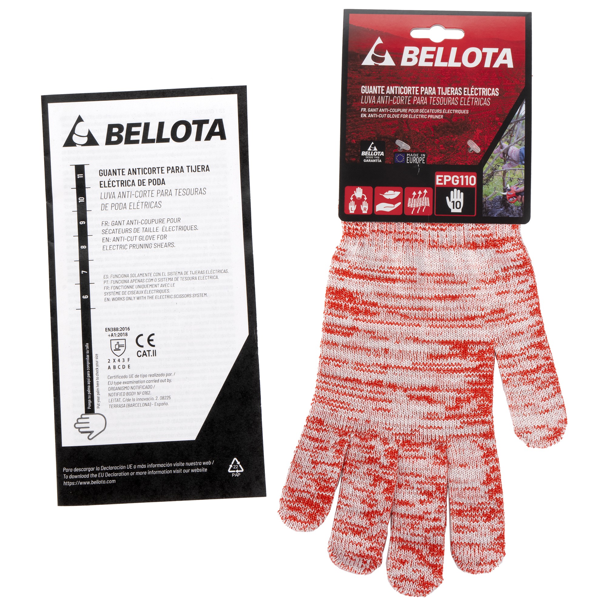 Guante anticorte para tijera eléctrica EPG19