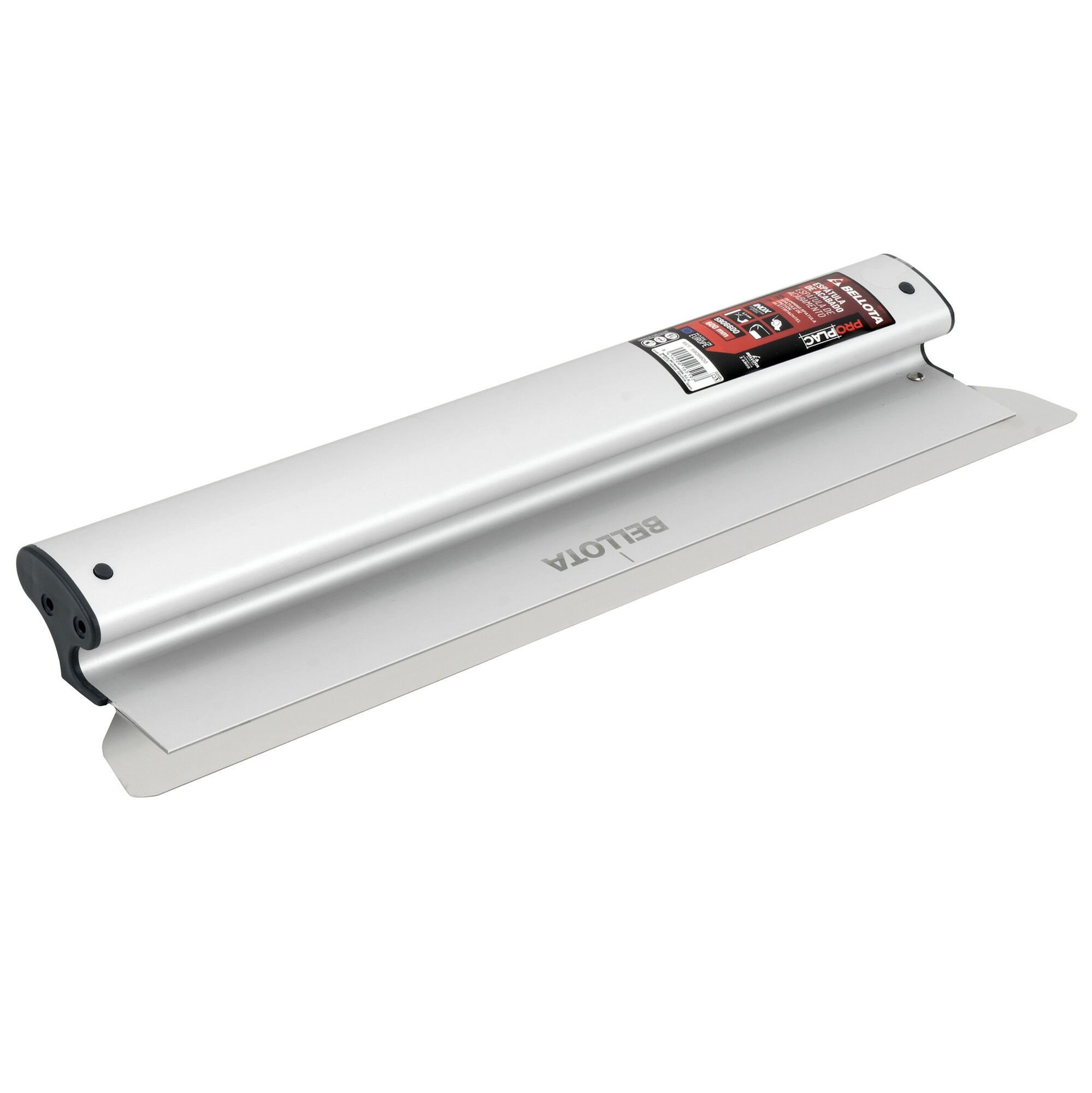 Espátula de alisar en acero inoxidable de 0,3 mm para enlucir trabajos en placa de 600 mm / 5906600