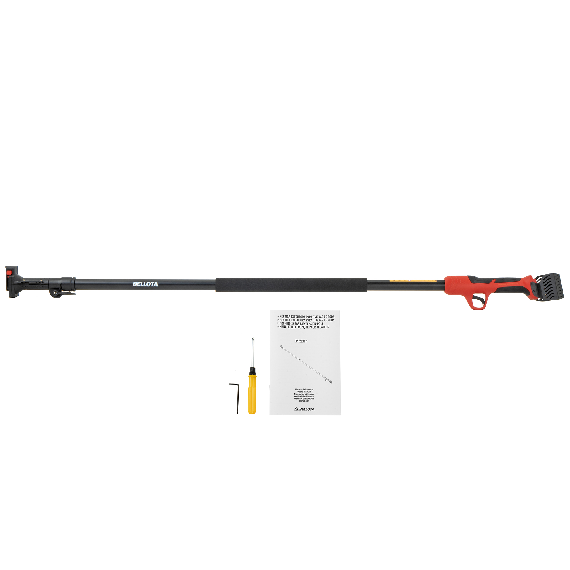 Pértiga extensible hasta 2,2m compatible con las tijeras eléctricas a batería  / EPP2EXTP